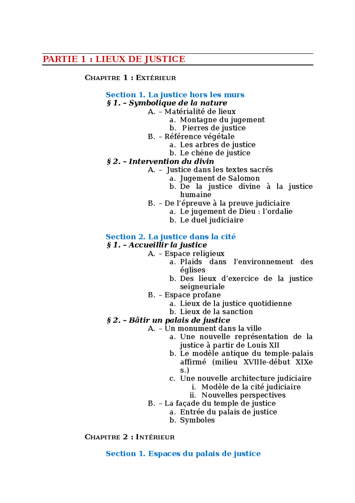 Plan Grands procès et représentations judiciaires (2023-2024), Partie 1 ...
