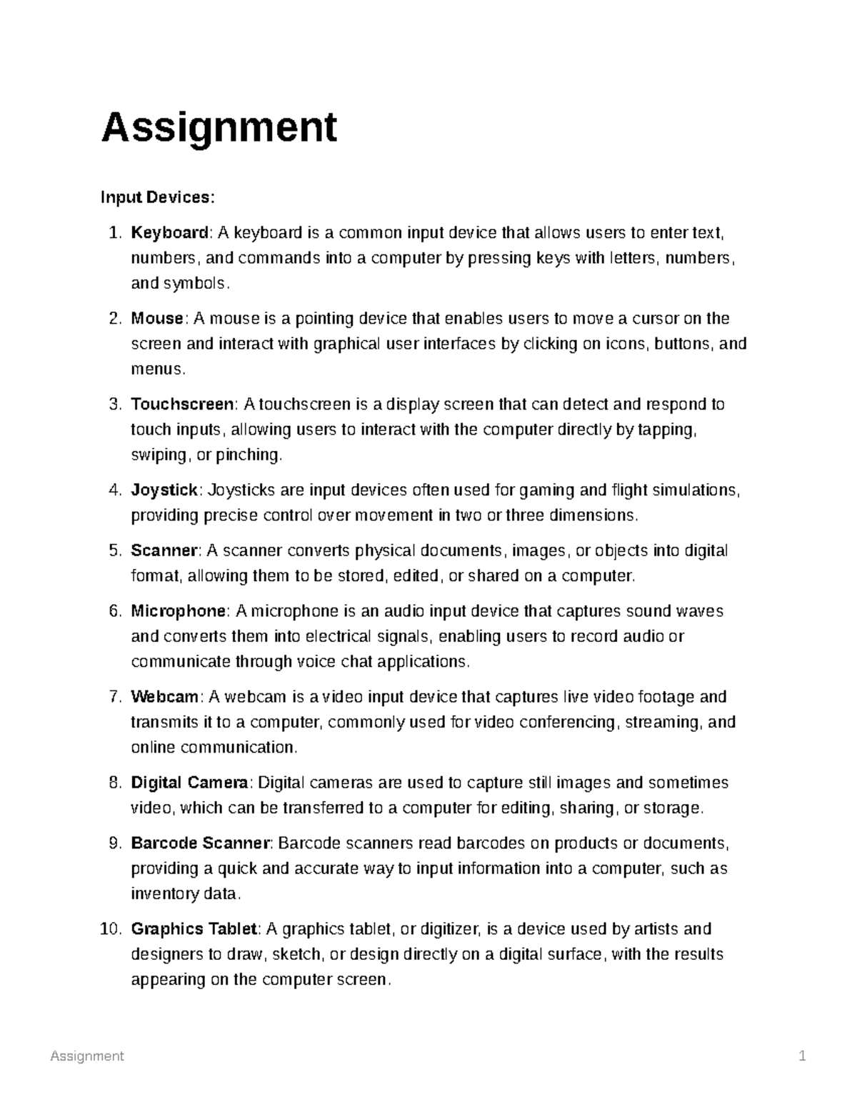 definition of key assignment