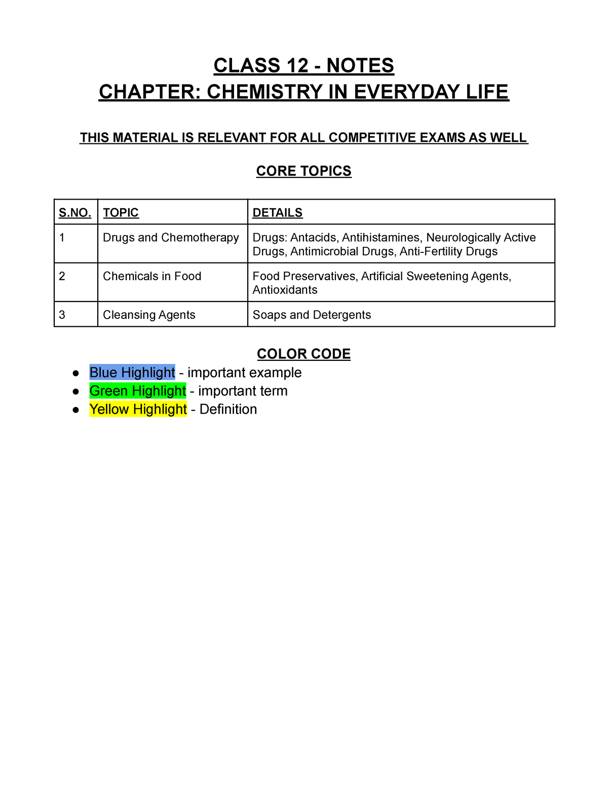 class-12-and-jee-notes-chemistry-in-everyday-life-class-12-notes