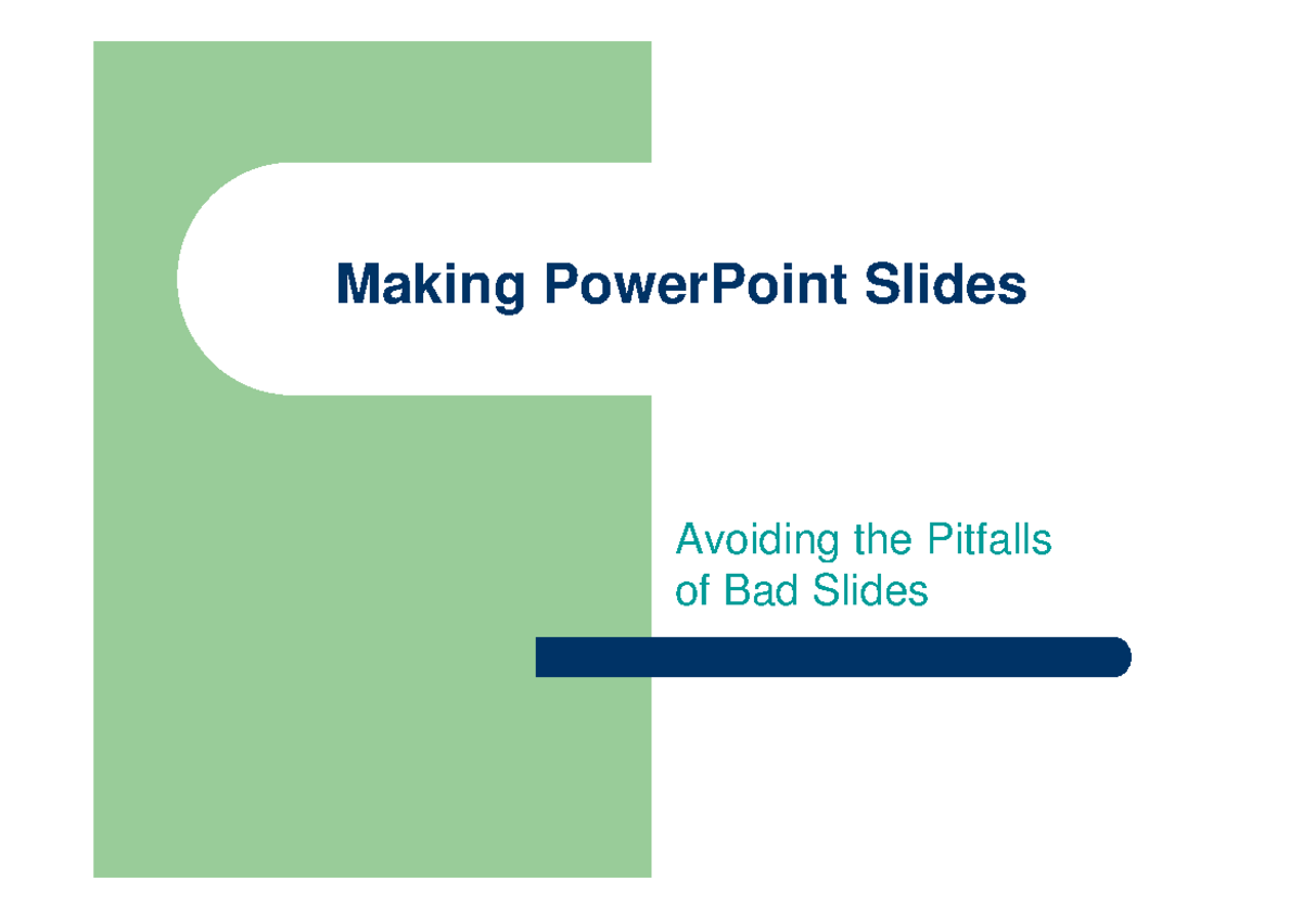 15 Presentation Tips - cool - Making PowerPoint Slides Avoiding the ...