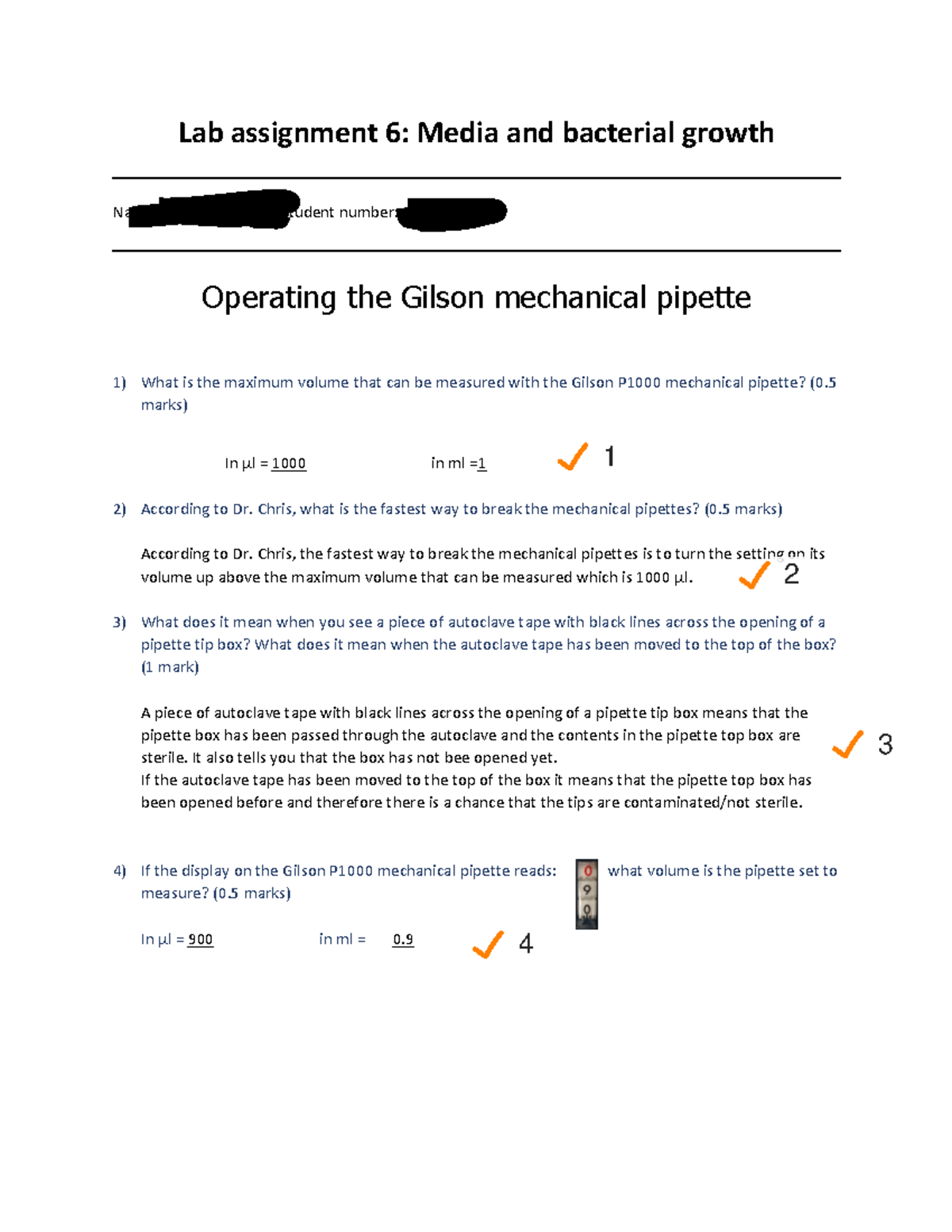 Mbio2020 Lab assignment 6 Lab assignment 6 Media and bacterial