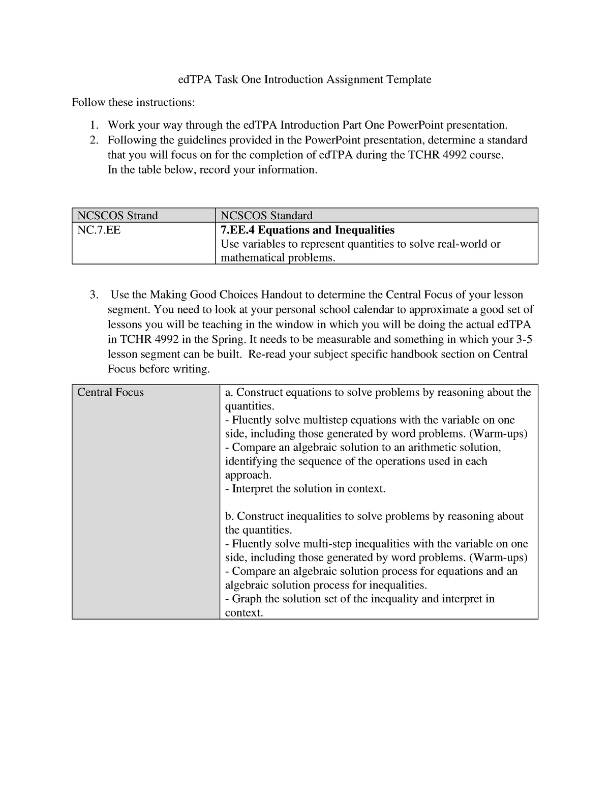 edtpa task 1 assignment