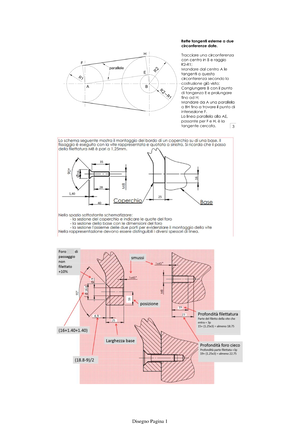 Riassuntone pre esame - Disegno tecnico industriale - Studocu