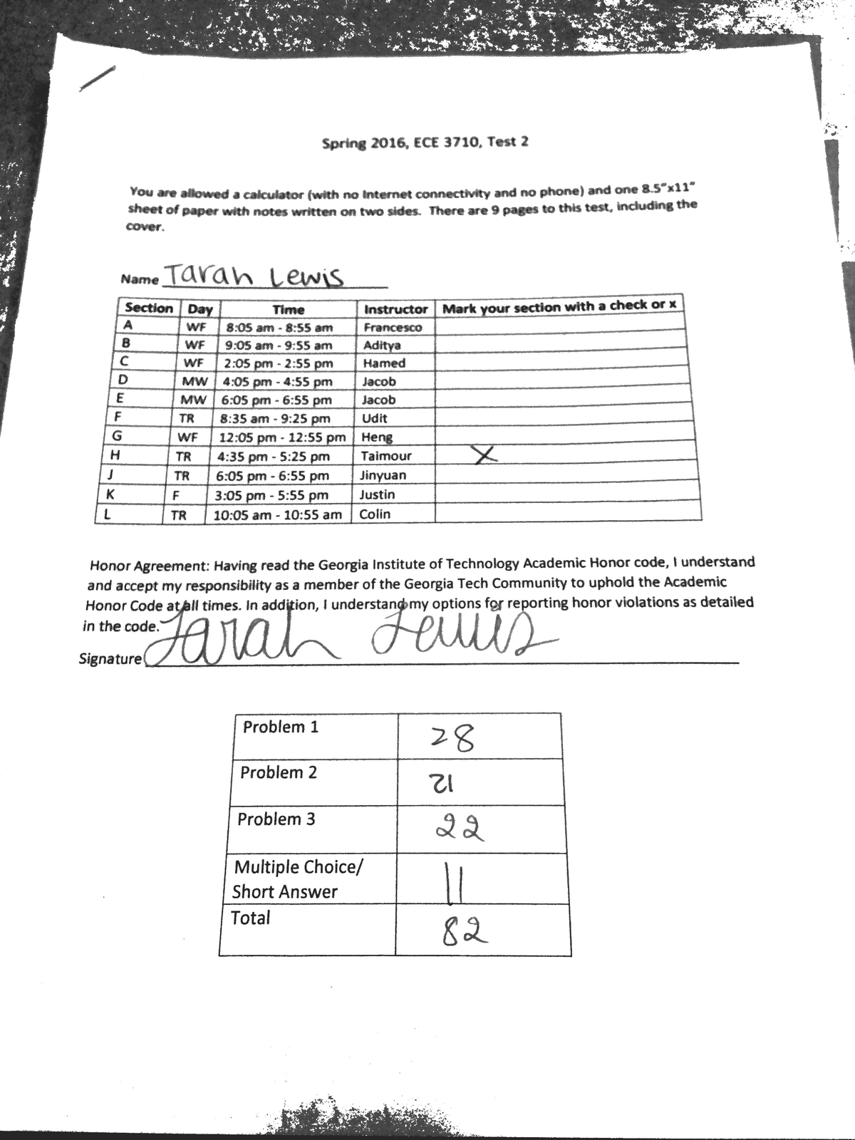 ECE3710- Test 2 - Exam Practice - ECE 3710 - Studocu