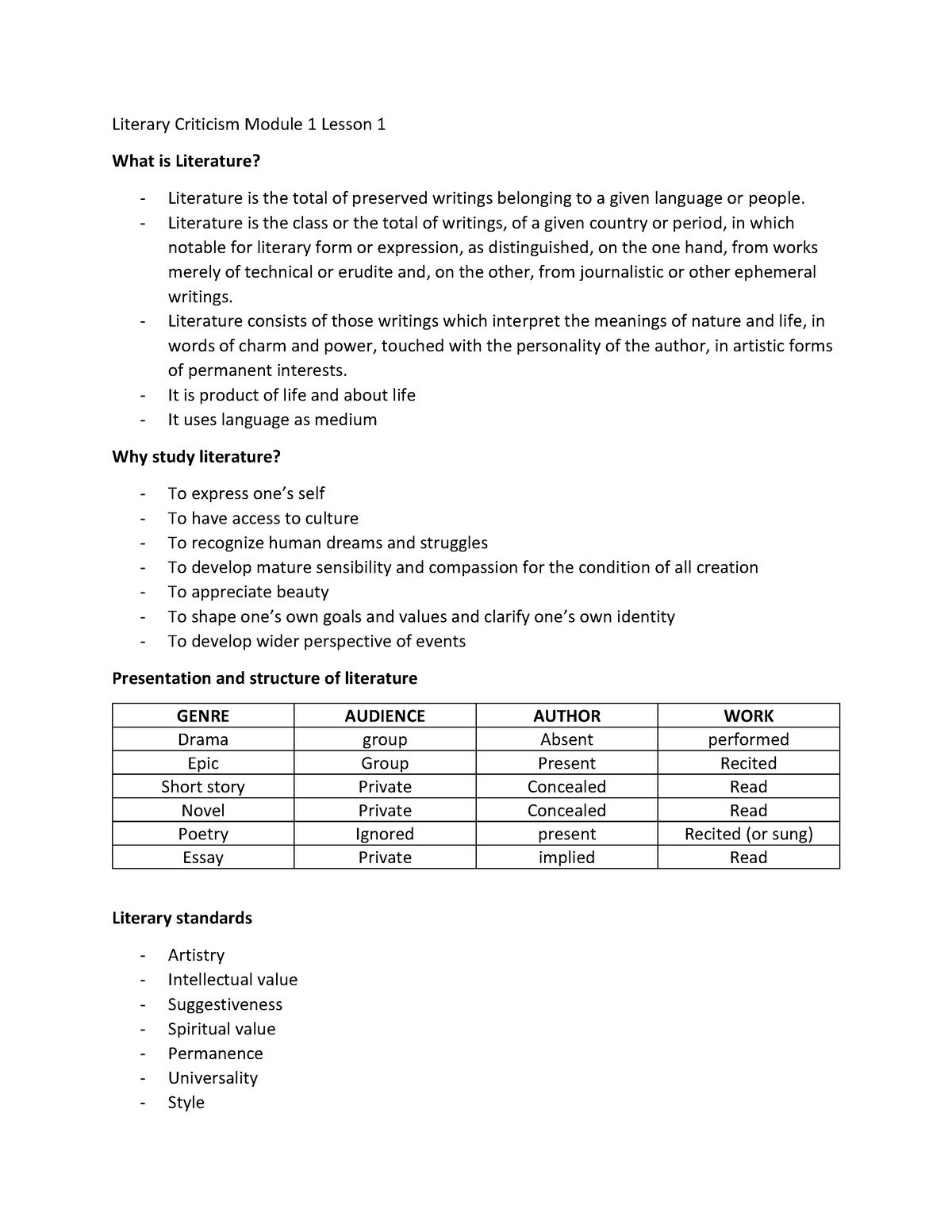 what-is-literature-general-introduction-literary-criticism-module-1