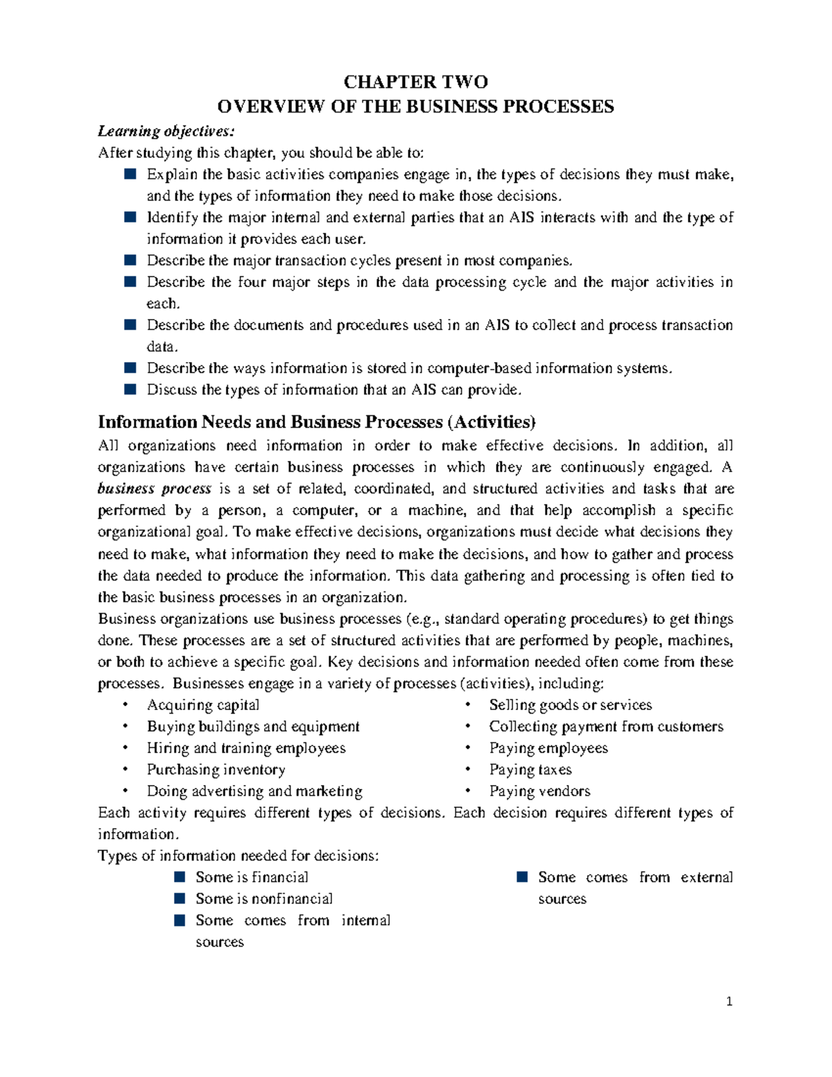 02 AIS CH TWO - 02 AIS CHhapter TWO( chapter 2) queens college ...