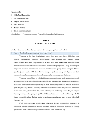 Mulai Dari Diri - 01.02-T2-2 Mulai Dari Diri Pemahaman Peserta Didik ...