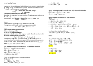 Part 5 - Problem Set for Survey Sampling Graduate Studies - Shera Marie ...
