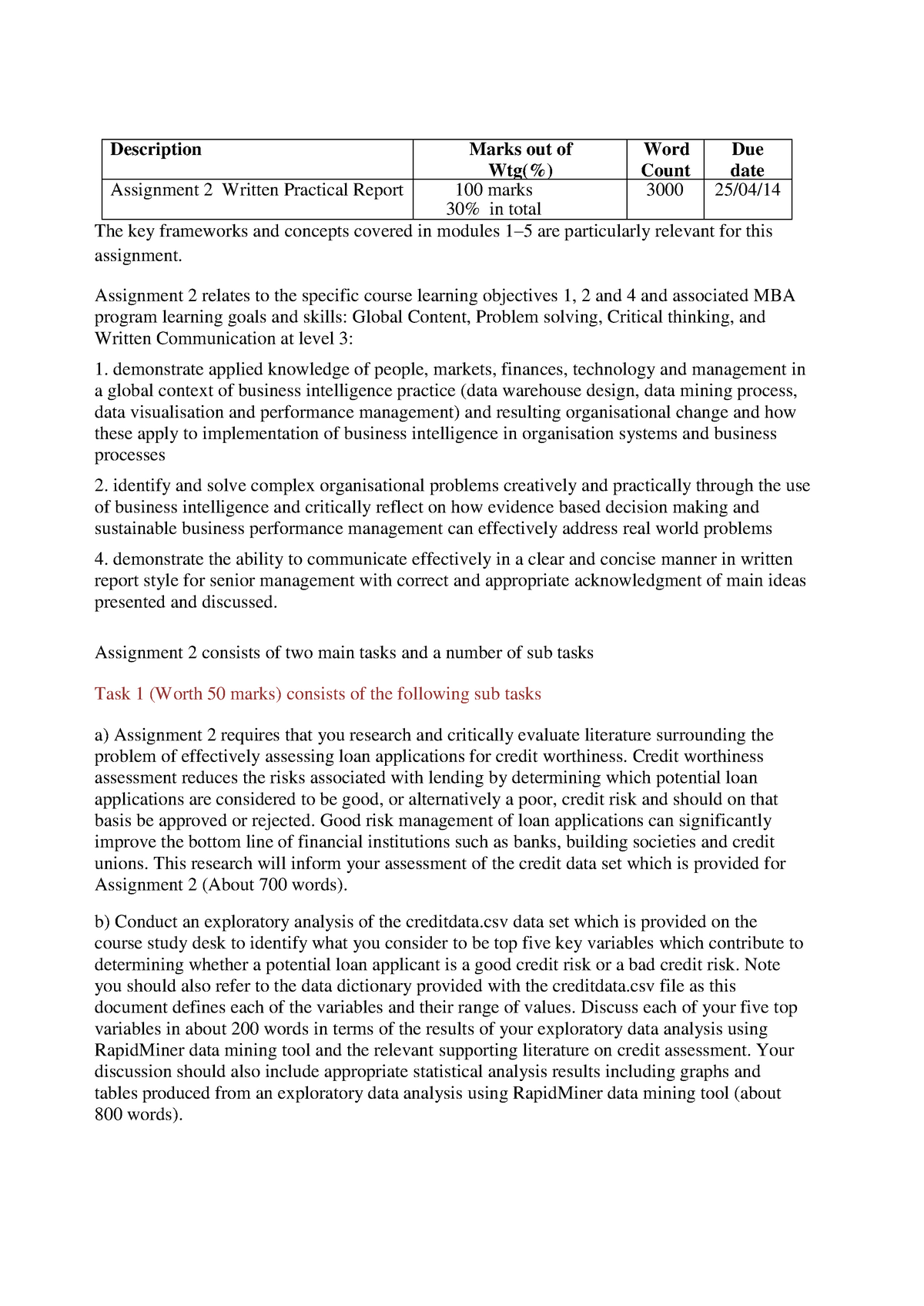 cis8008-assignment-2-s1-2014-description-marks-out-of-wtg-word