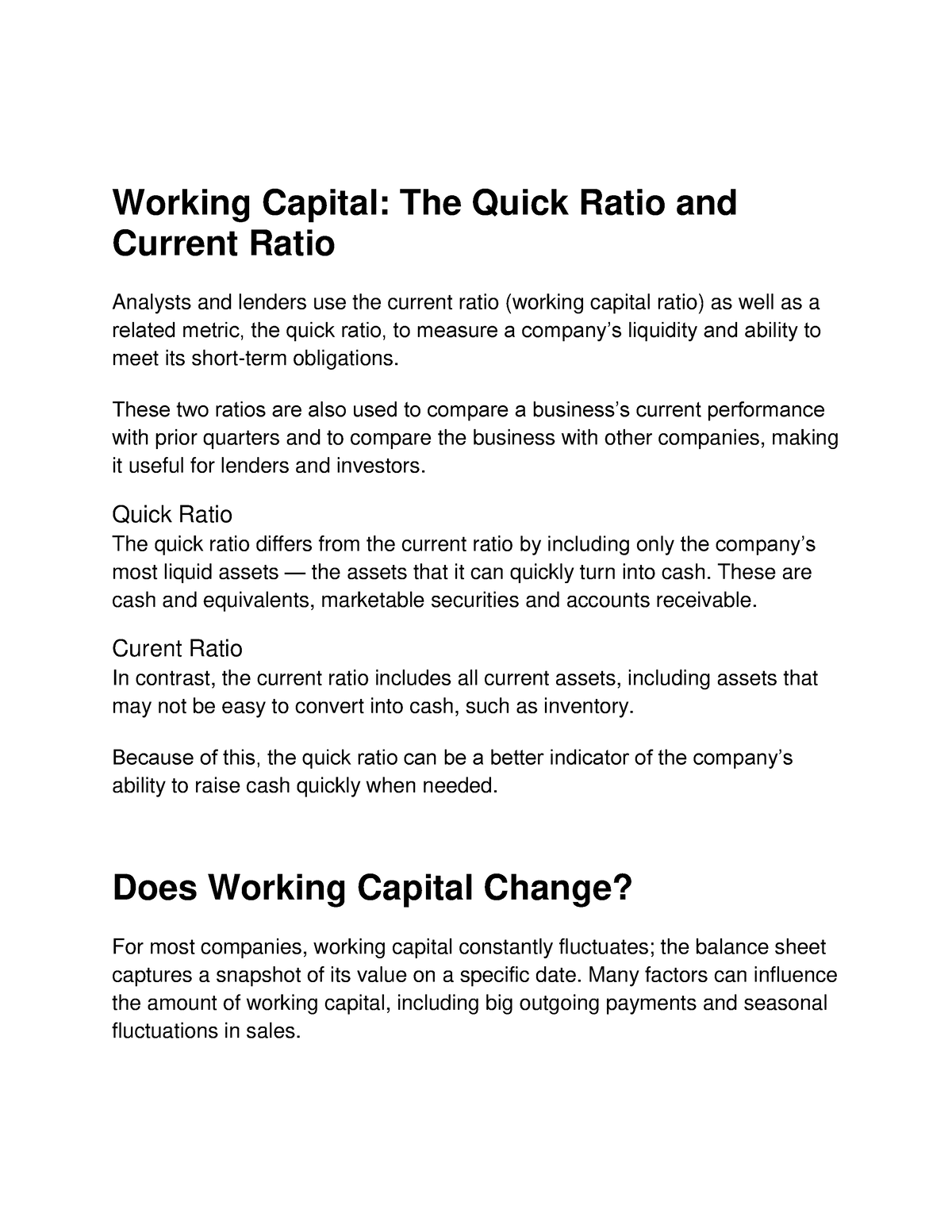 the-quick-ratio-and-current-ratio-working-capital-the-quick-ratio