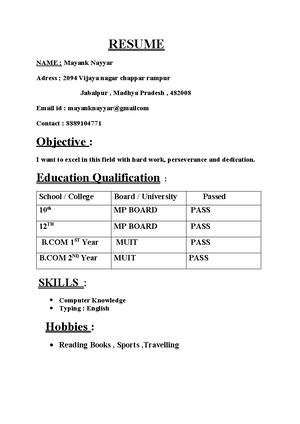 Major Project report Prateek - 1 A MAJOR PROJECT REPORT On “STUDENT ...