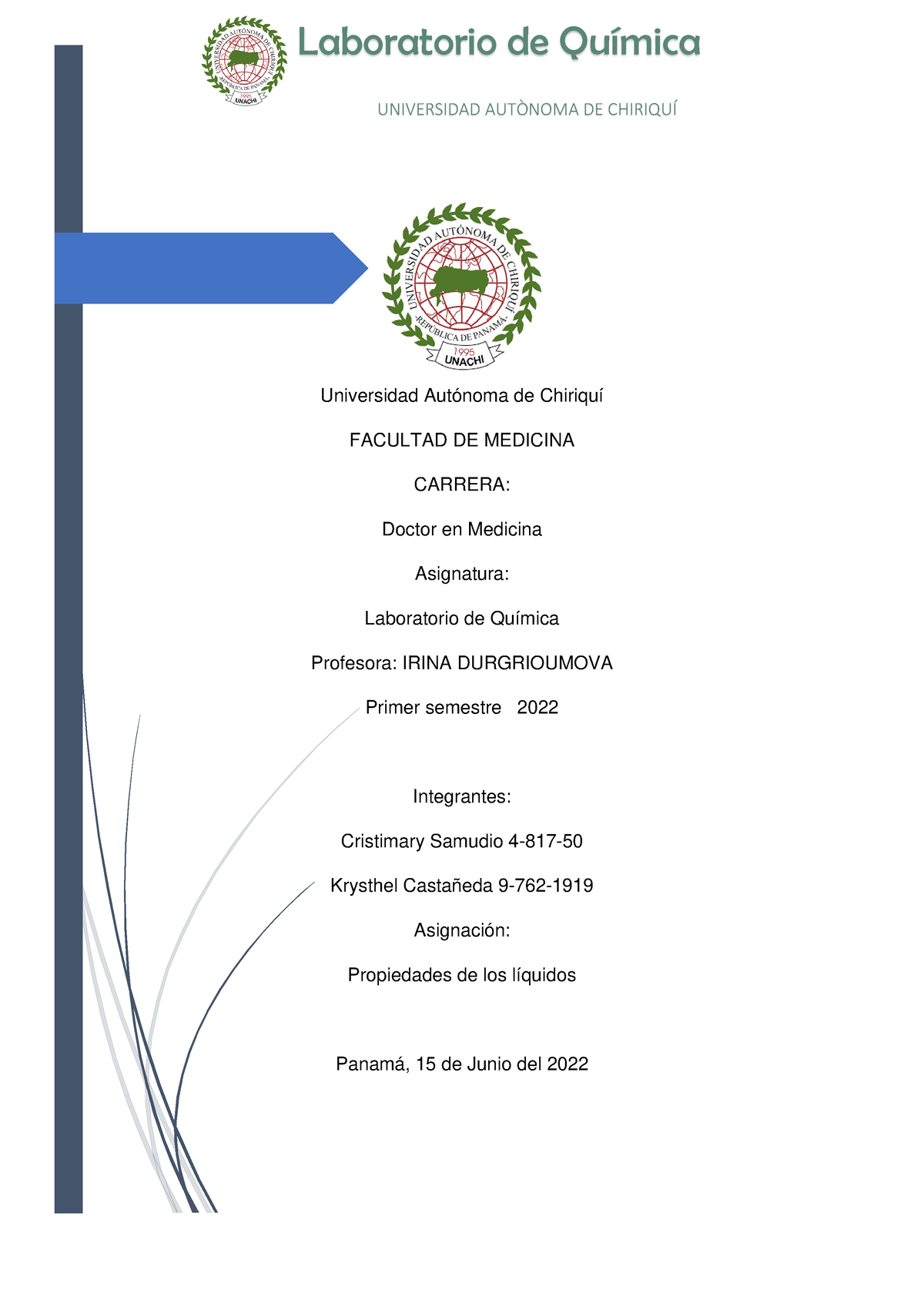 Laboratorio Propiedades De Los Liquidos - Universidad Aut“noma De 