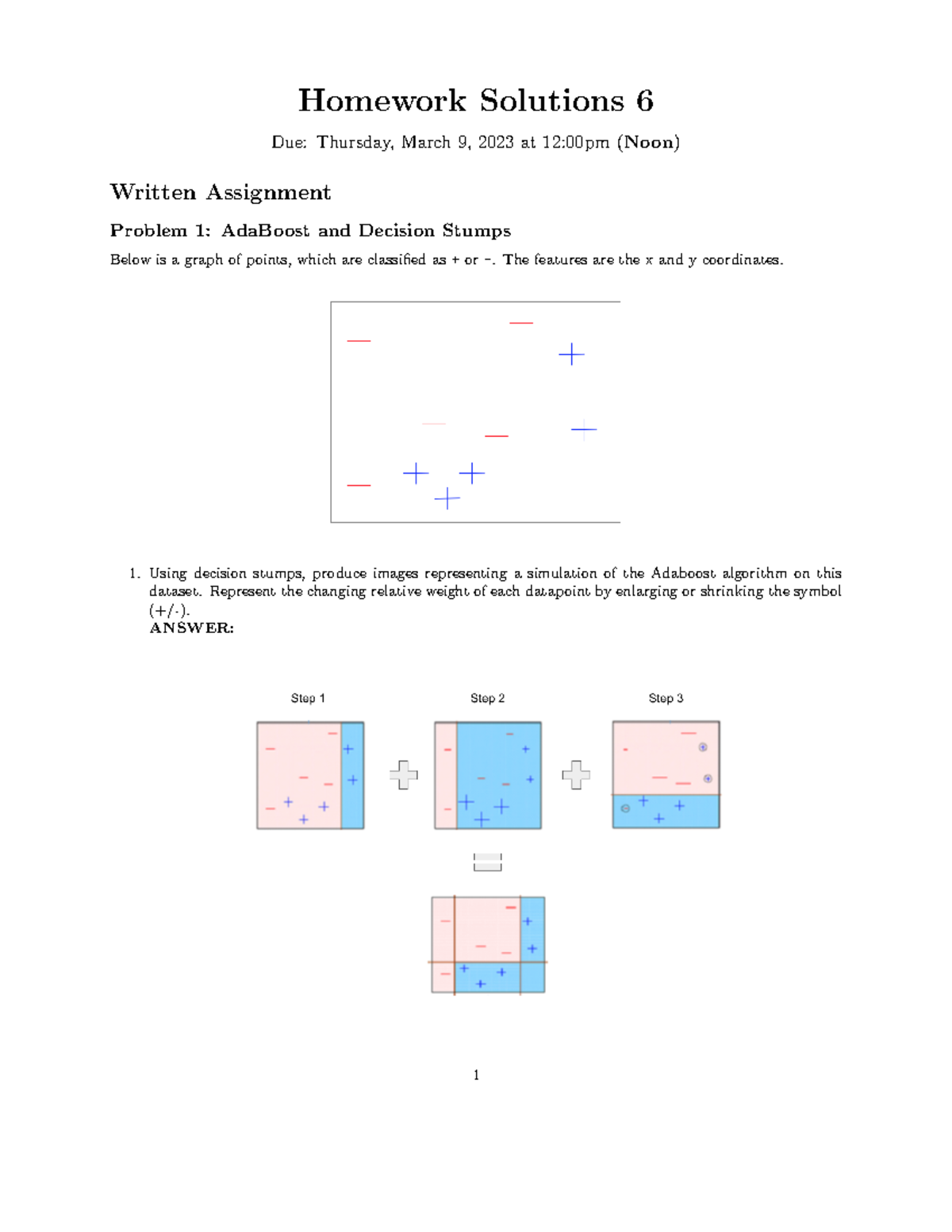 Hw06 Sol - Hw6 - Homework Solutions 6 Due: Thursday, March 9, 2023 At ...