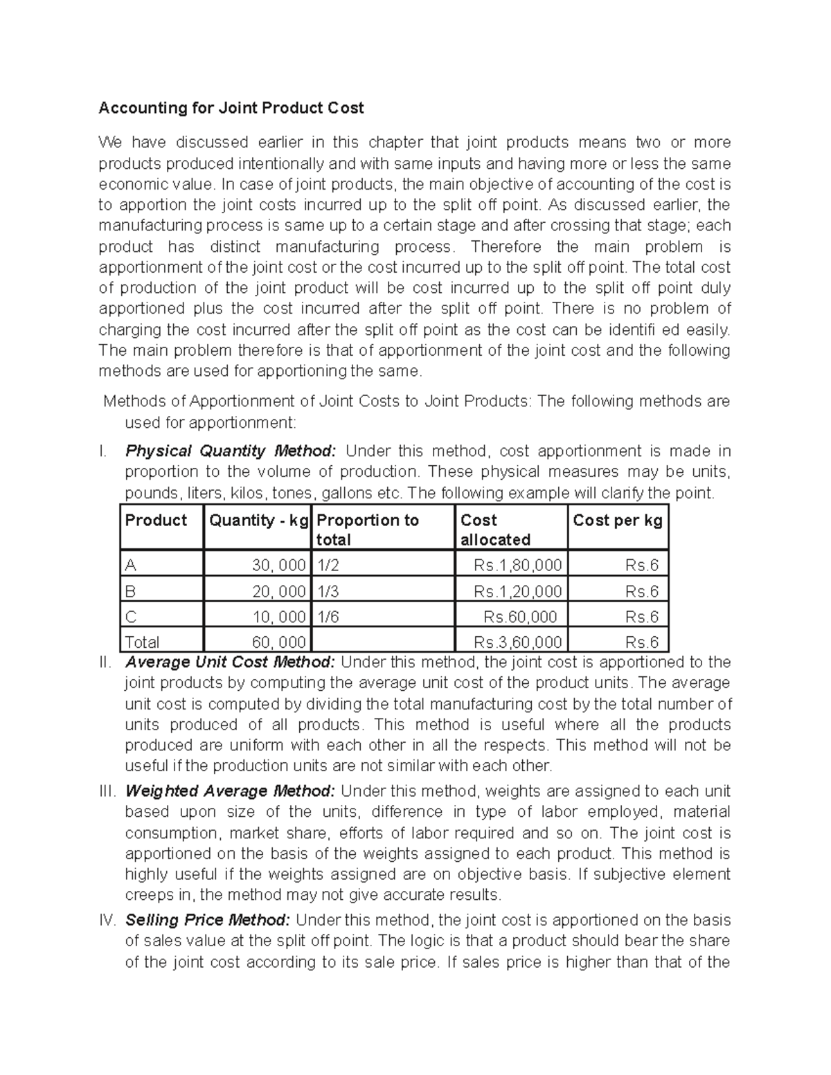 accounting-for-joint-product-cost-in-case-of-joint-products-the-main