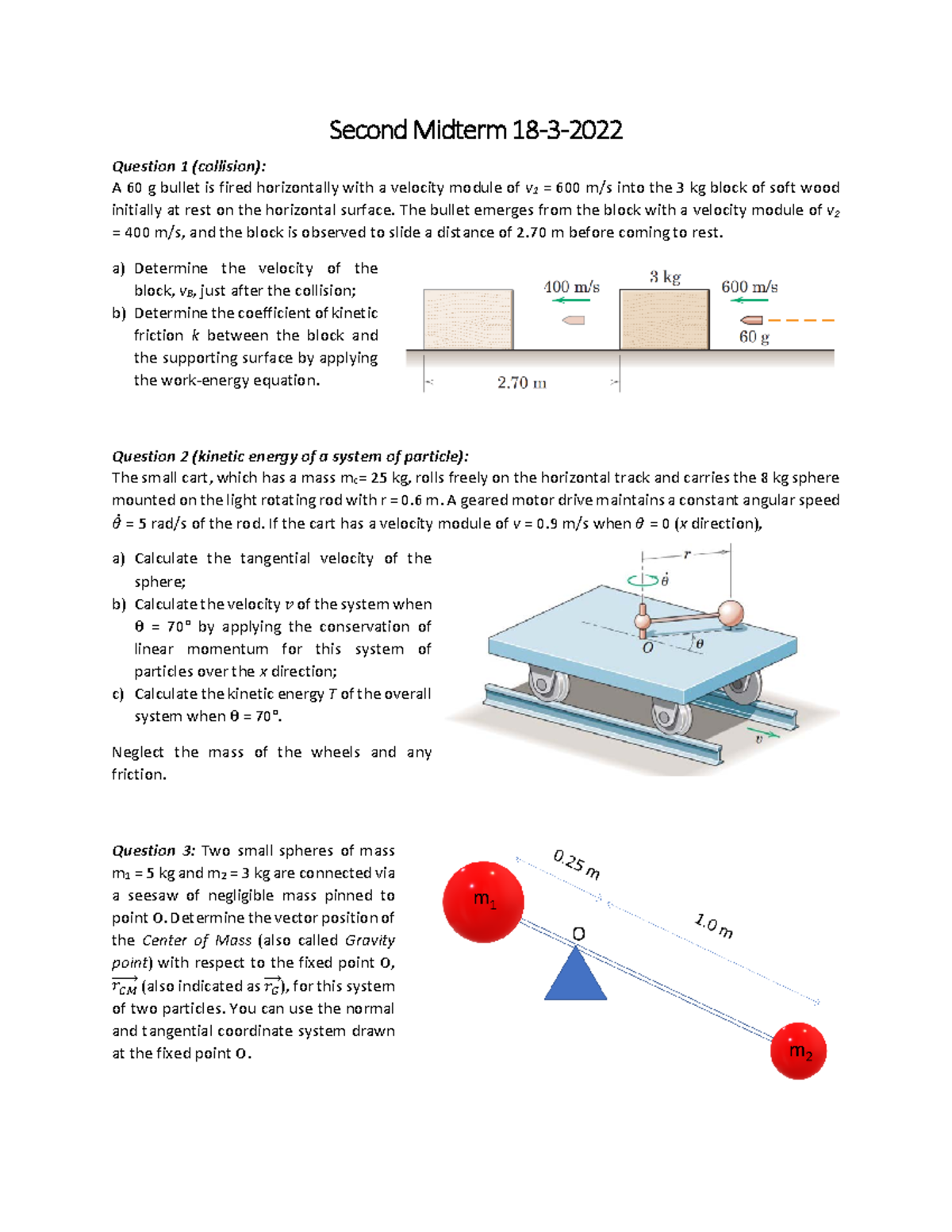 5ASC0 Dynamics for automotive applications Second midterm traces