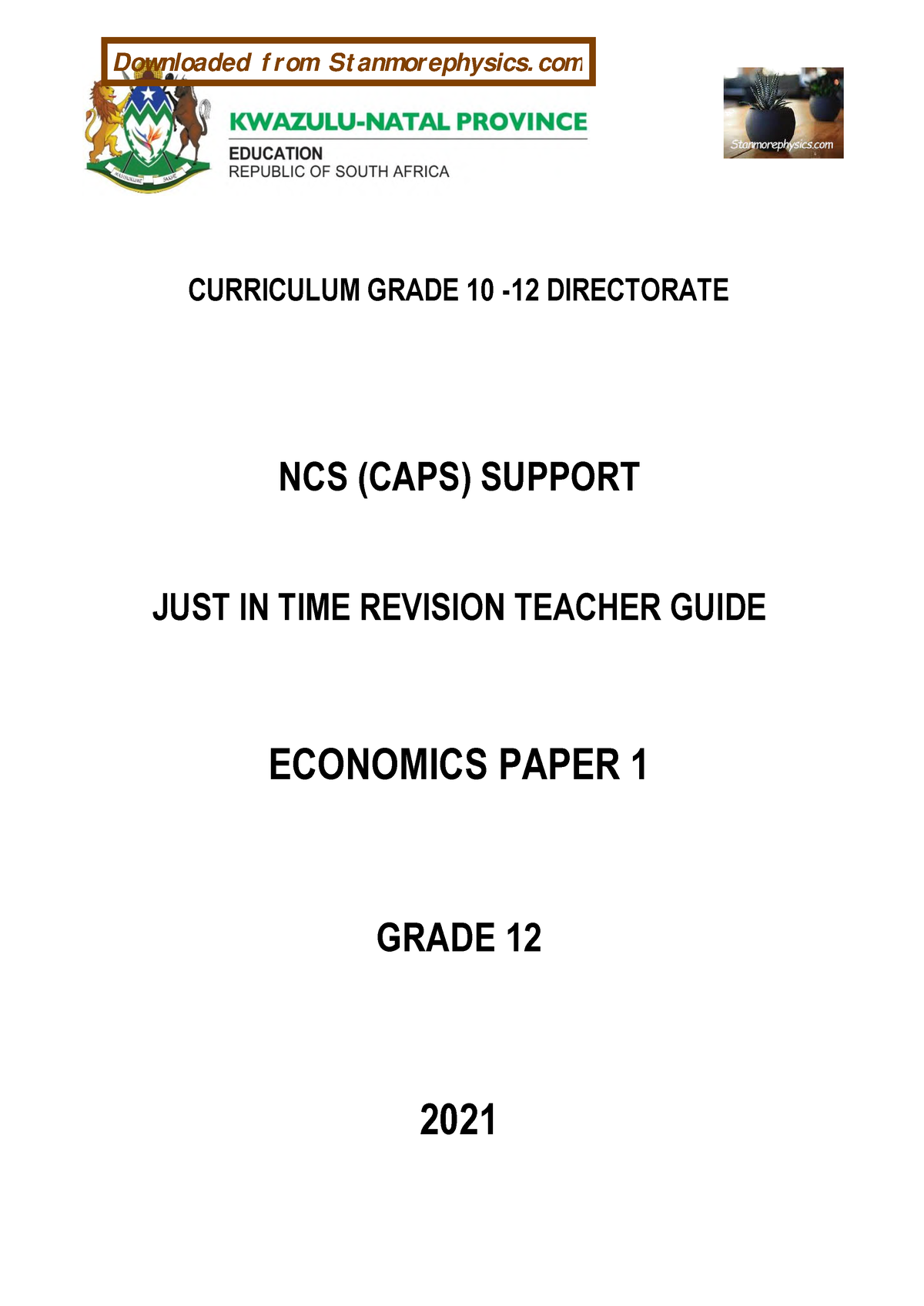 economics grade 12 essays pdf 2021