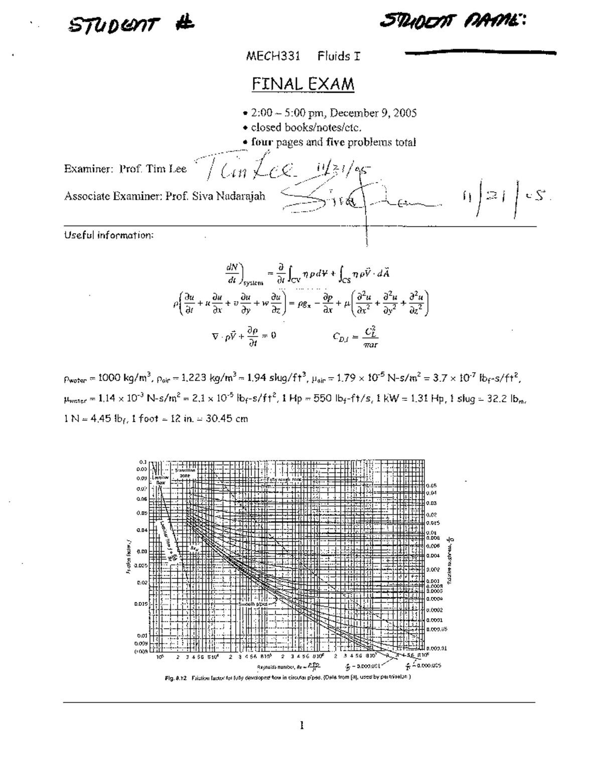 Exam December 2005, Questions - Mech 331 - Studocu