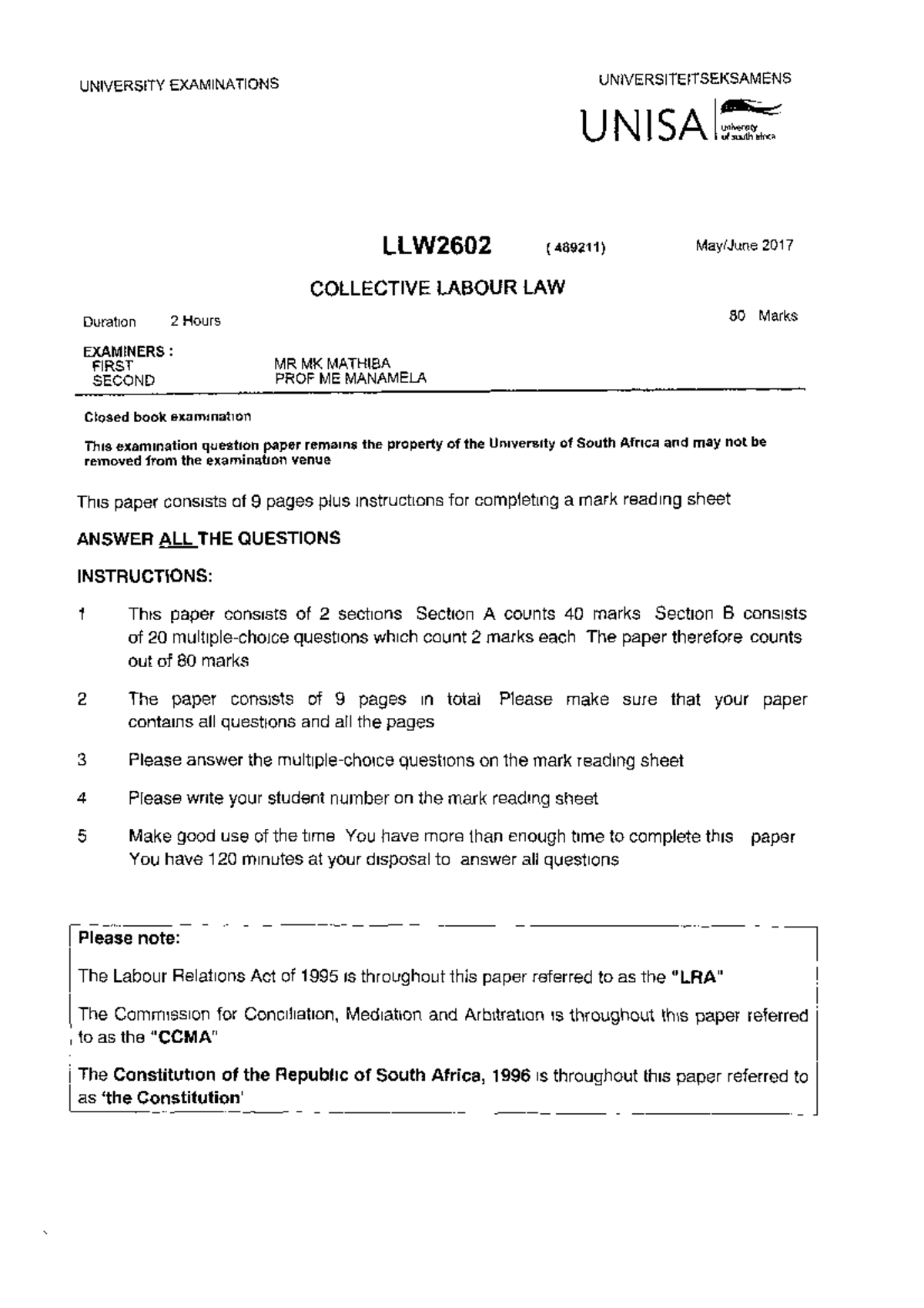 Collective Labour To Help You Succeed Mrl3702 Studocu