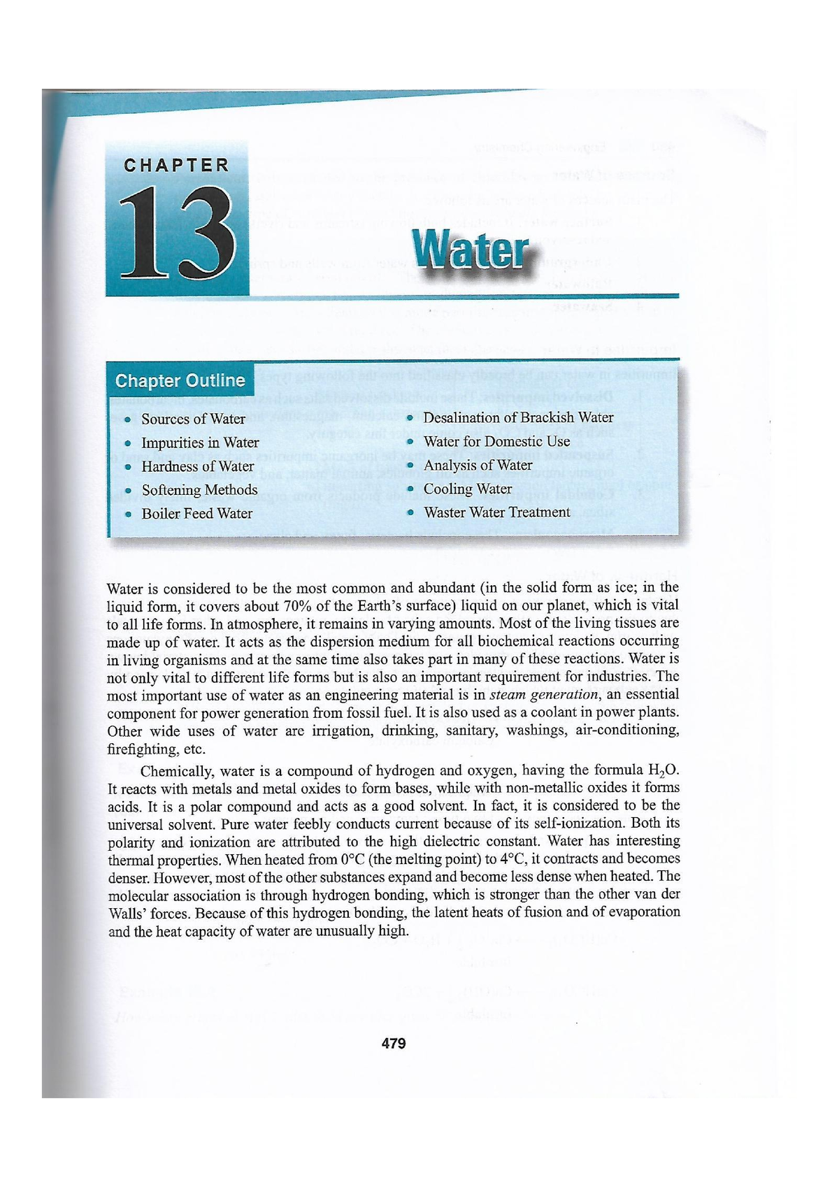 Book Note Water - Lecture Notes - Energy And Environment - Studocu