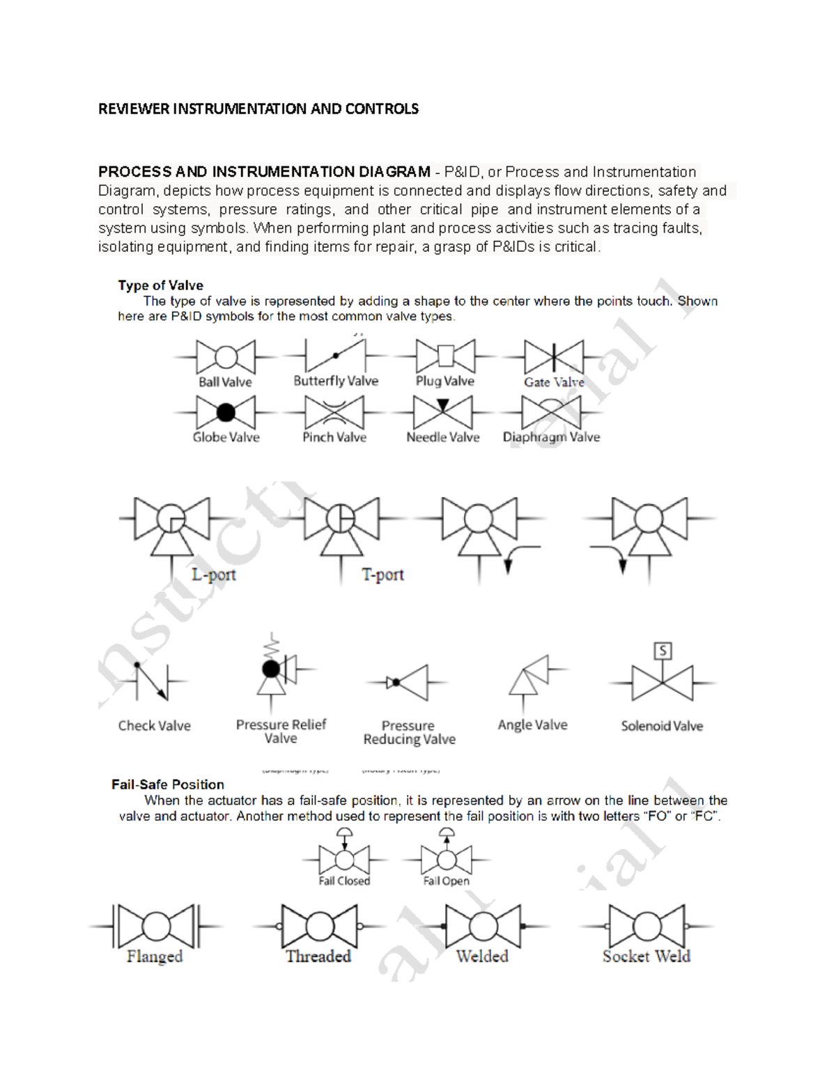 Reviewer Instrumentation AND Controls - REVIEWER INSTRUMENTATION AND ...