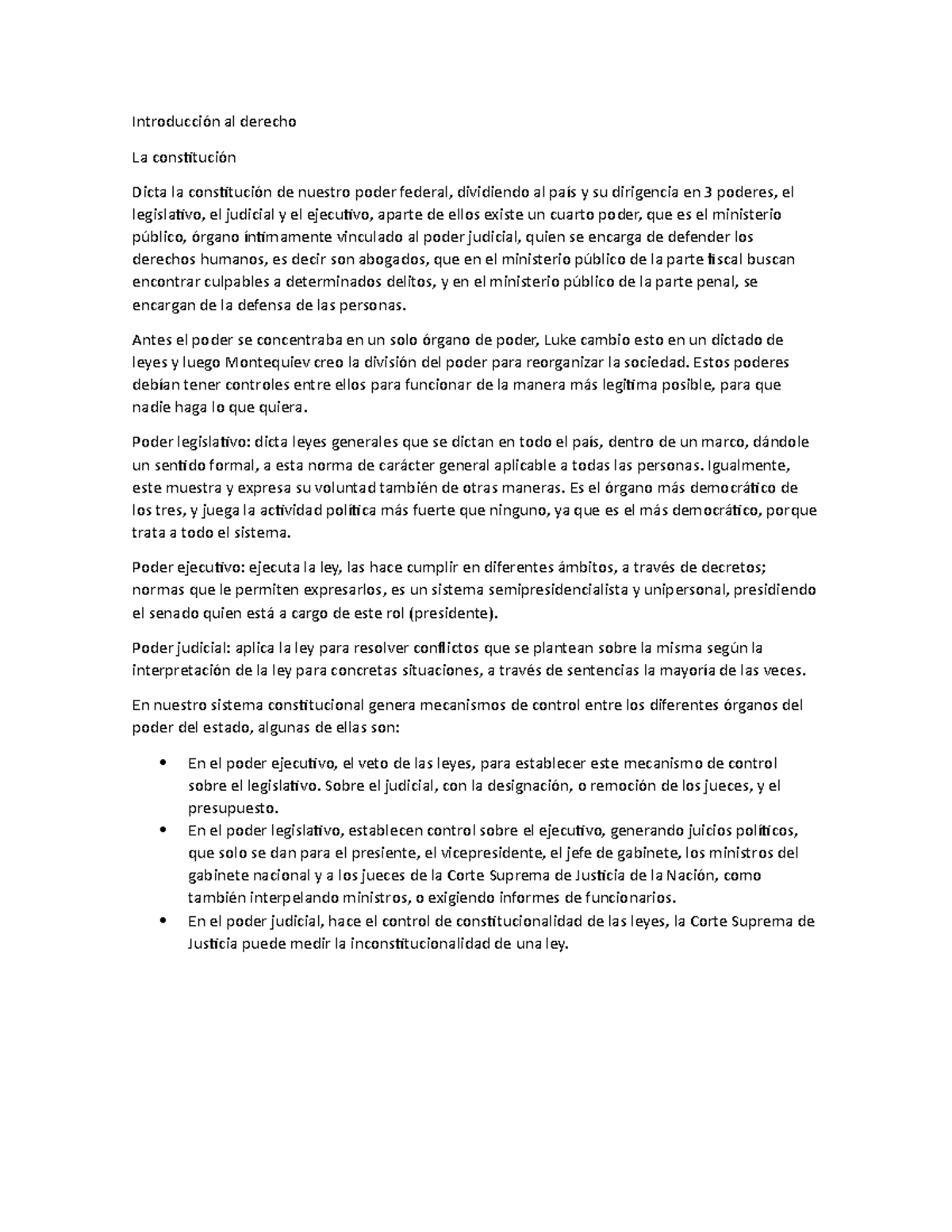Derecho-apuntes - Tarula- Derecho - Introducción al derecho La ...