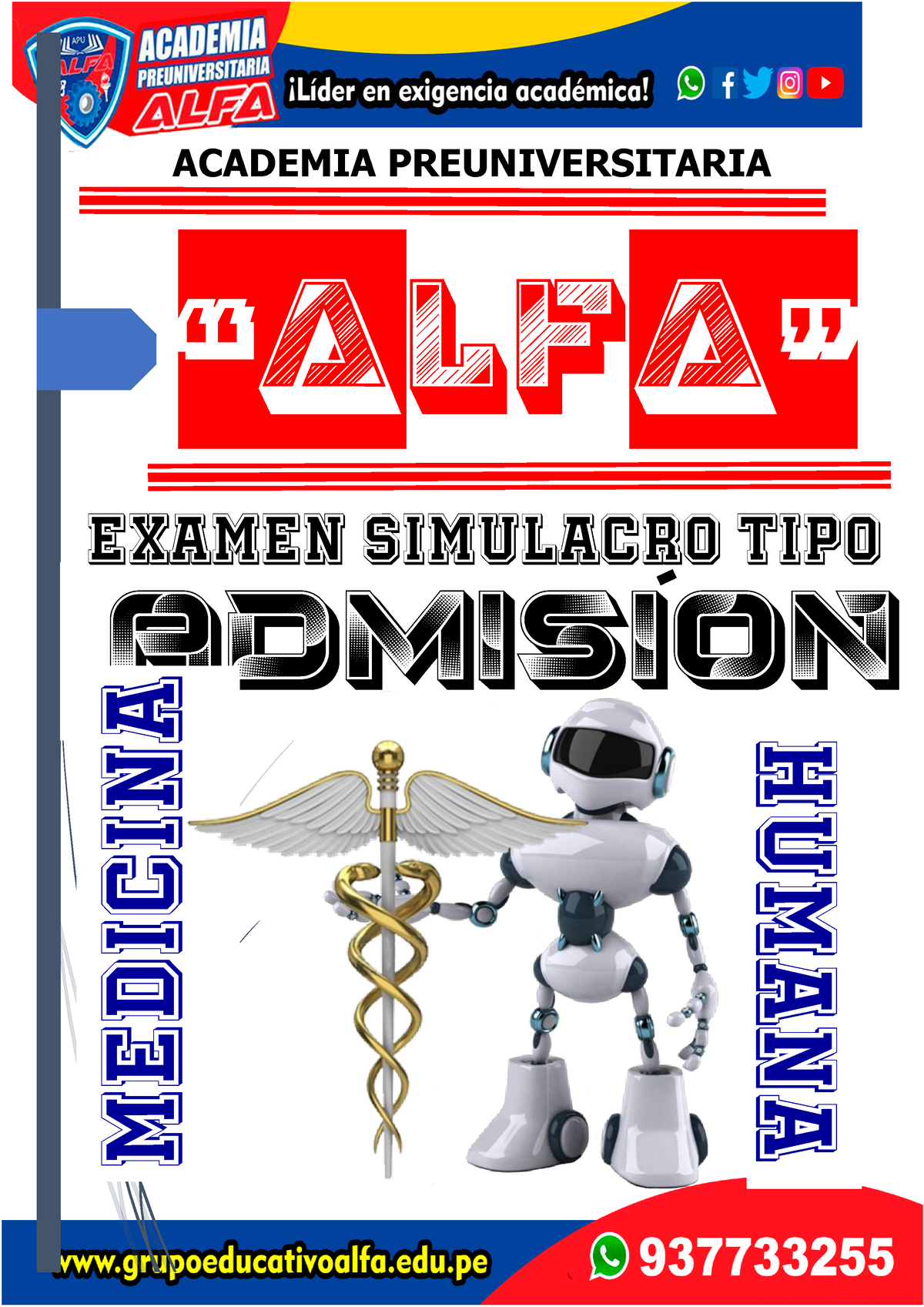 III Examen Medicina Humana Simulacro TIPO Admision - ADMISION ACADEMIA ...