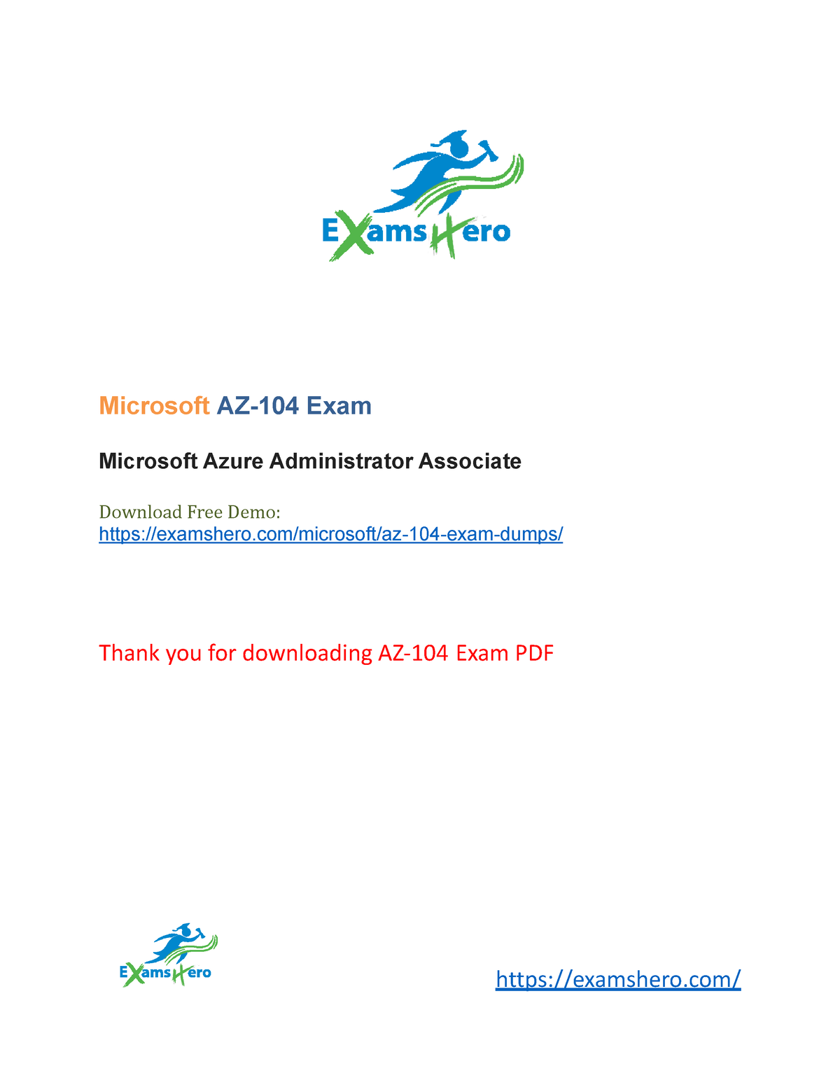 AZ-104 Latest Exam Notes