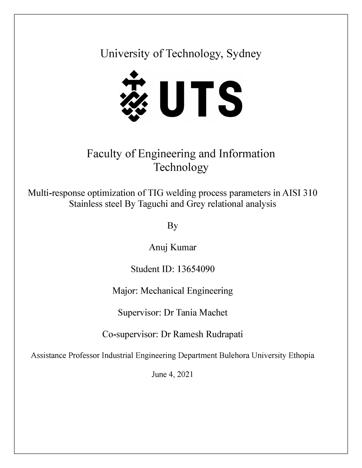 thesis title about welding