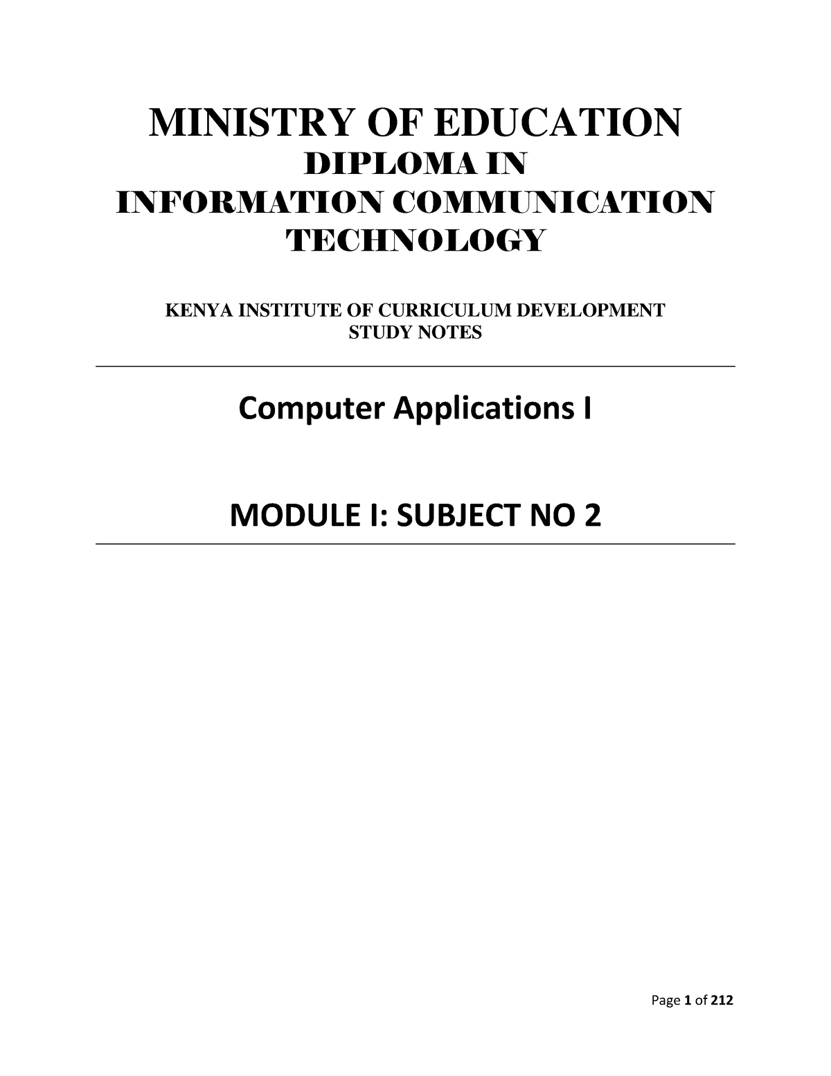 computer-application-1-mo-e-ministry-of-education-diploma-in