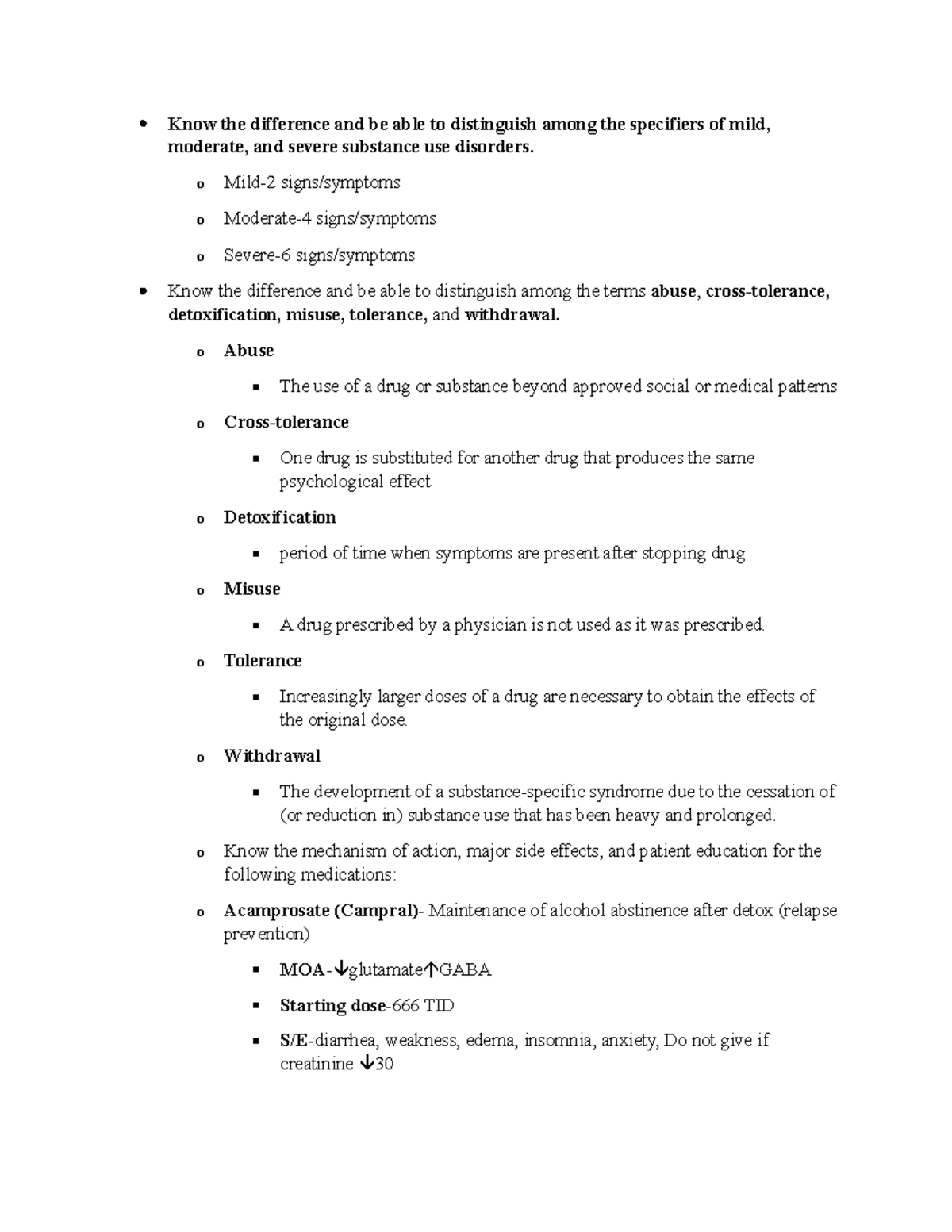 Difference and Distinguishing Specifiers of Substance Use Disorders ...