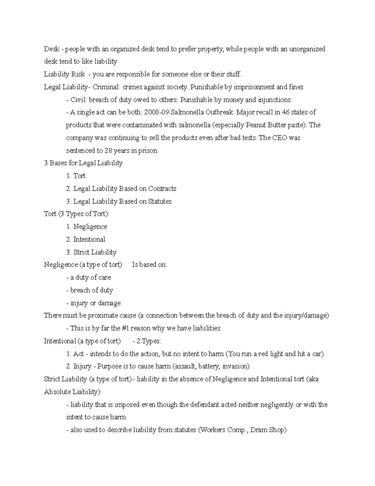 Course Guide Answers Notes Desk people with an organized desk tend