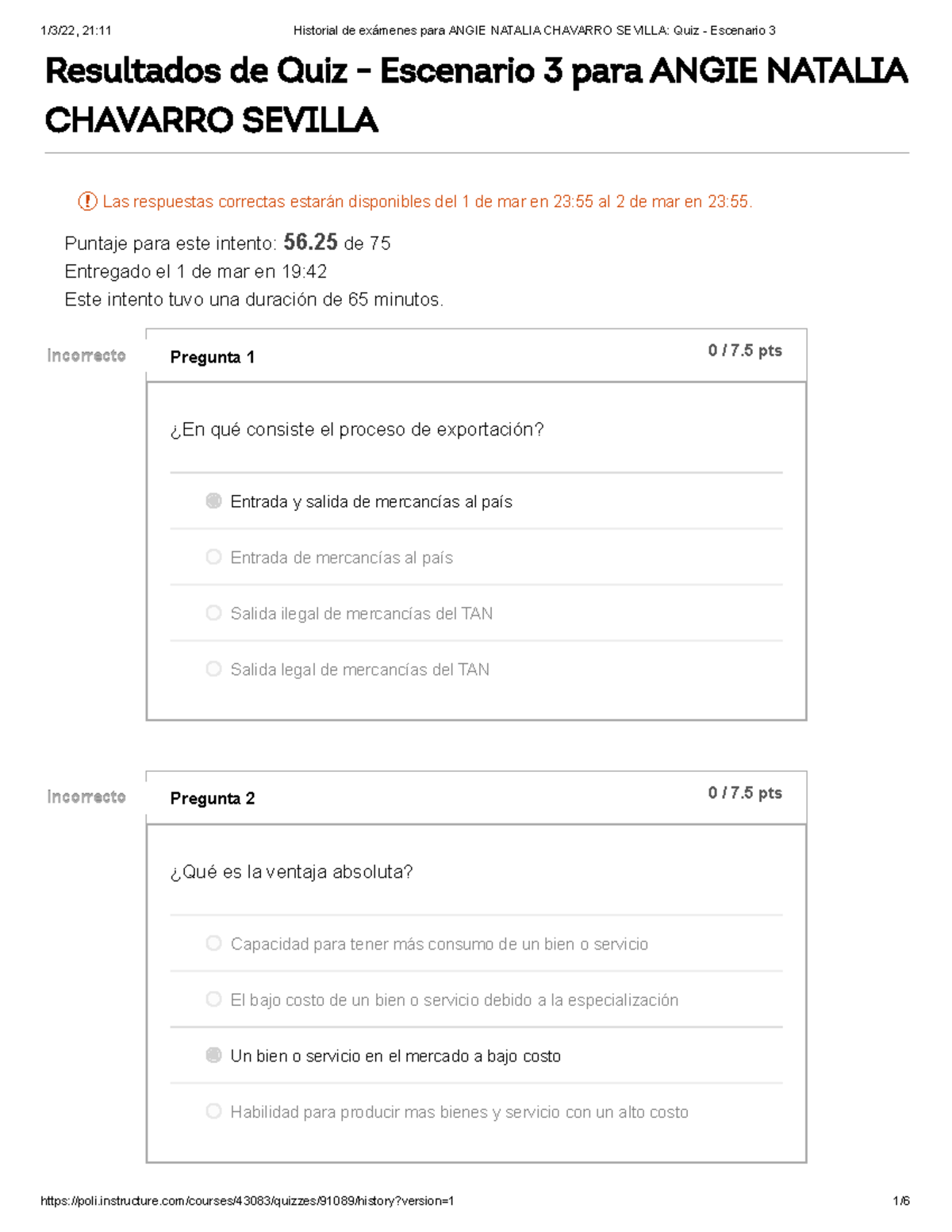 Quiz - Escenario 3 - Nota Regular - Resultados De Quiz - Escenario 3 ...