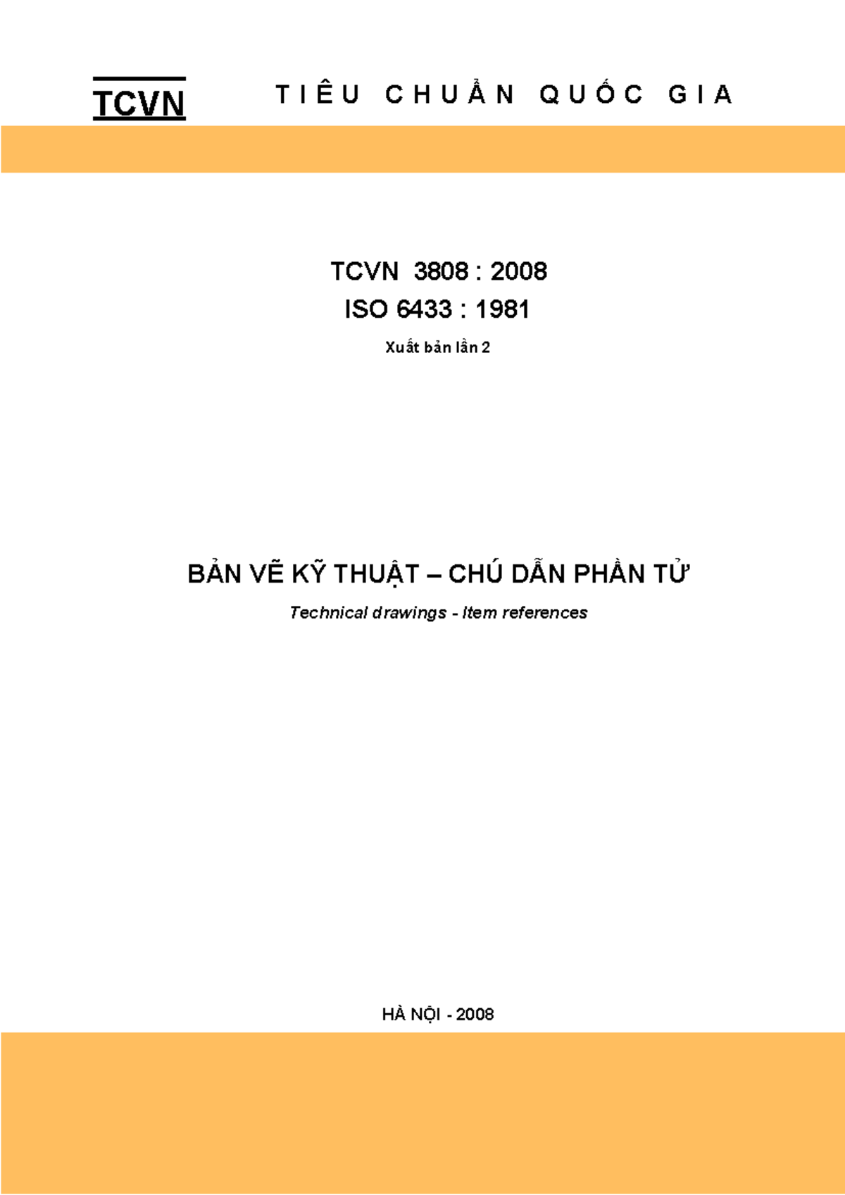 TCVN 3808-2008-CHÚ DẪN PHẦN TỬ - T I Ê U C H U Ẩ N Q U Ố C G I A TCVN ...