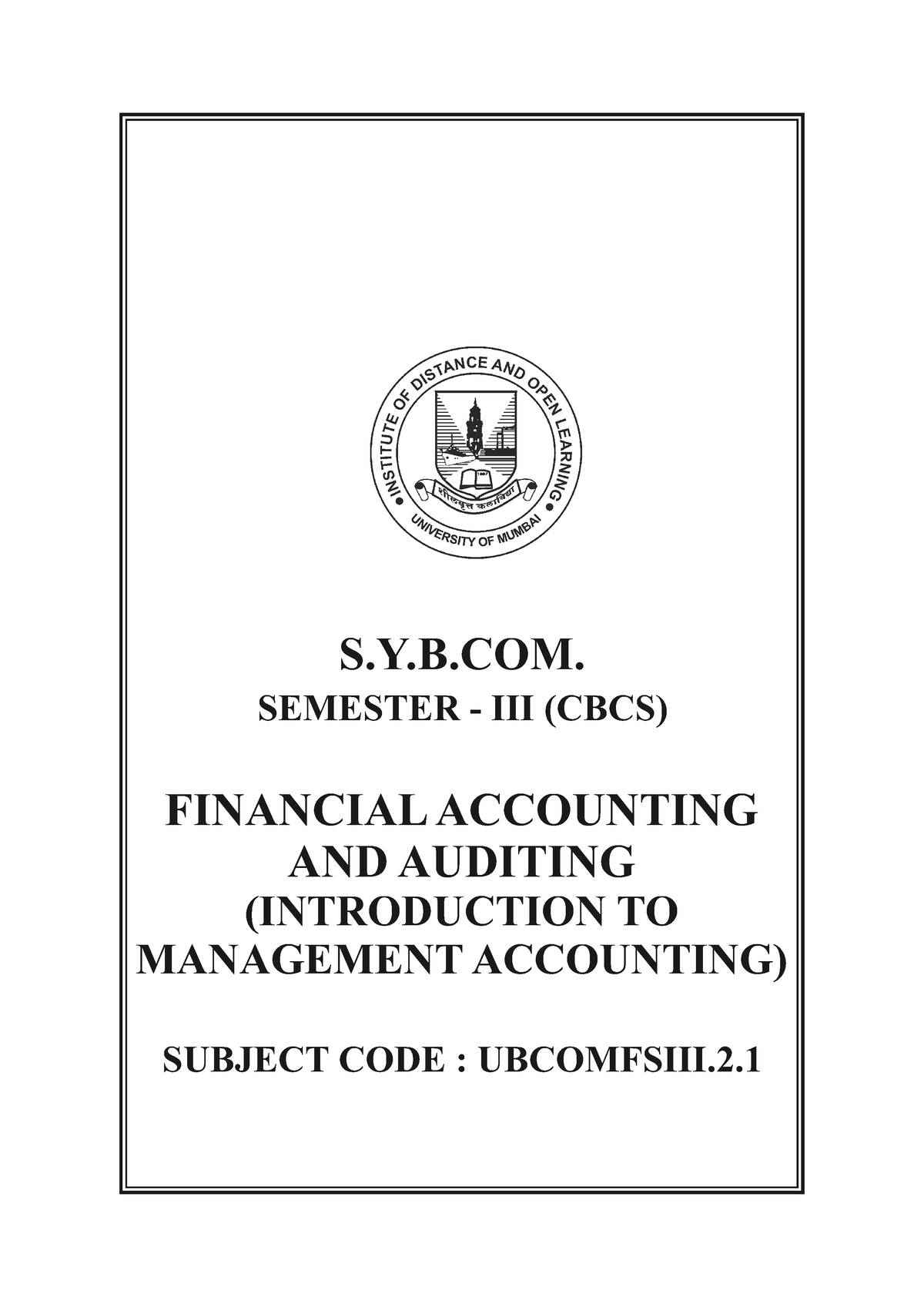 Management-Accounting - S.Y.B. FINANCIAL ACCOUNTING AND AUDITING ...