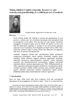 Learning Unit 1 FAC1503 Summary - CSL1001 - DUT - Studocu