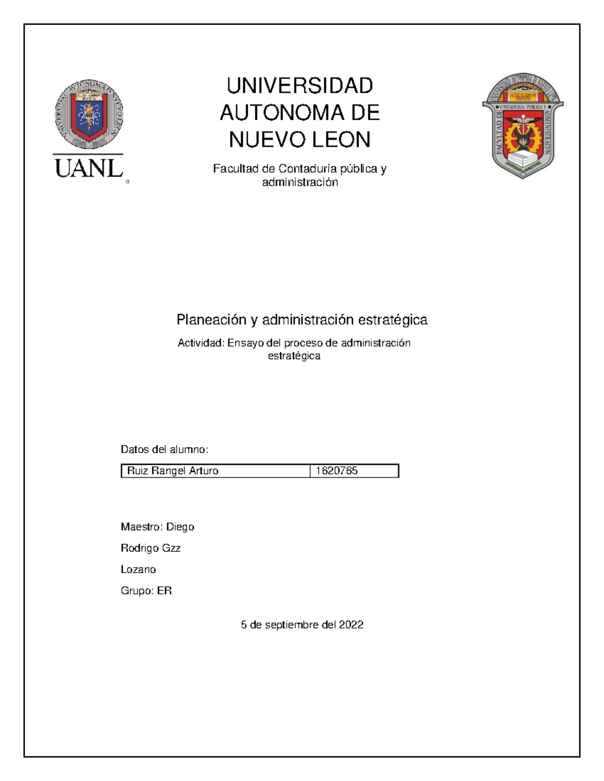 Ev Ae Evidencia De La Materia Administracion Empresarial