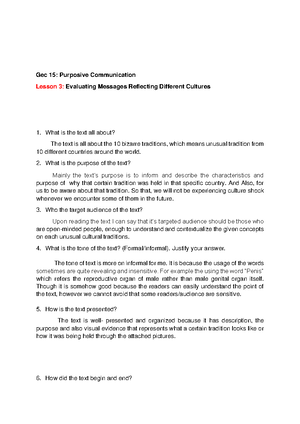 WHAT IS Purposive Communication - WHAT IS PURPOSIVE COMMUNICATION Based ...