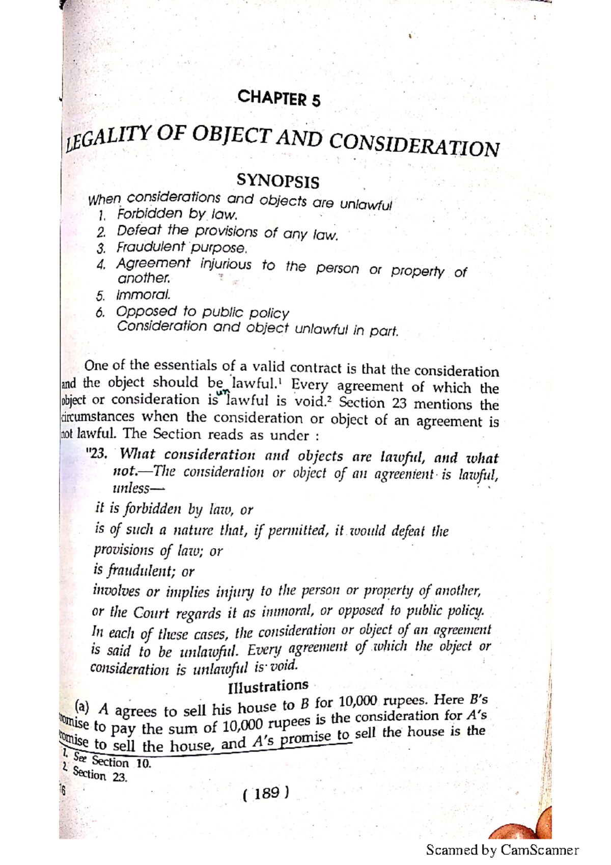 law-of-contract-chapter-5-legality-og-object-and-consideration-llb