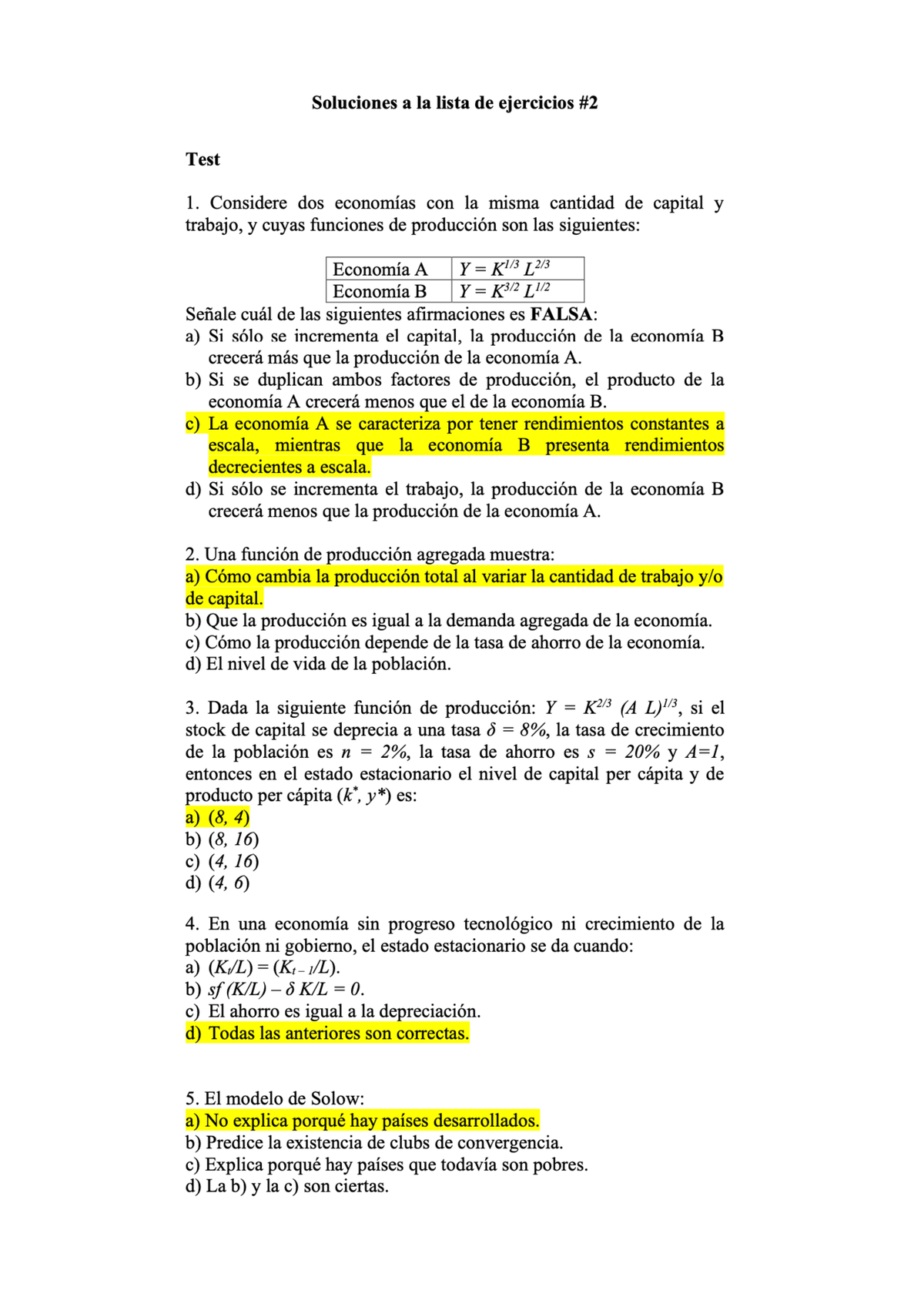 Exercicis 2 - Ejercicios Y Test Resuelto Macroeconomia I - UB - Studocu