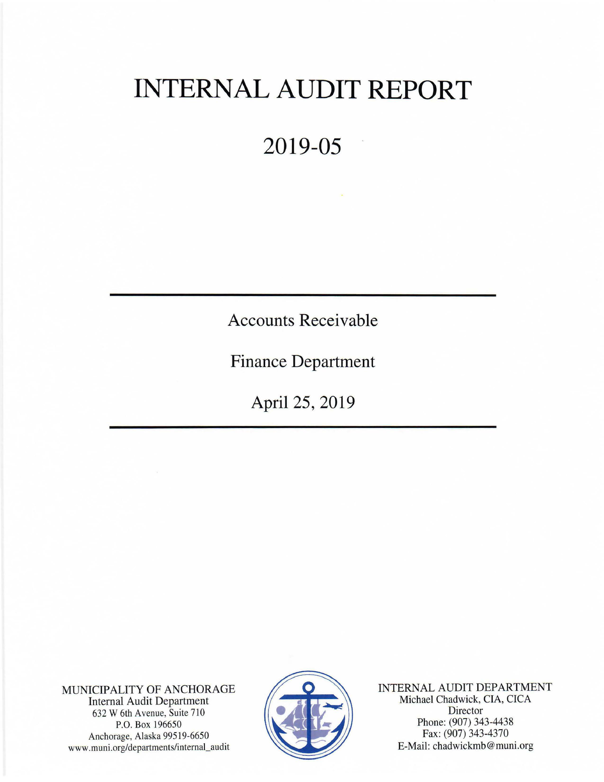 audit report research paper