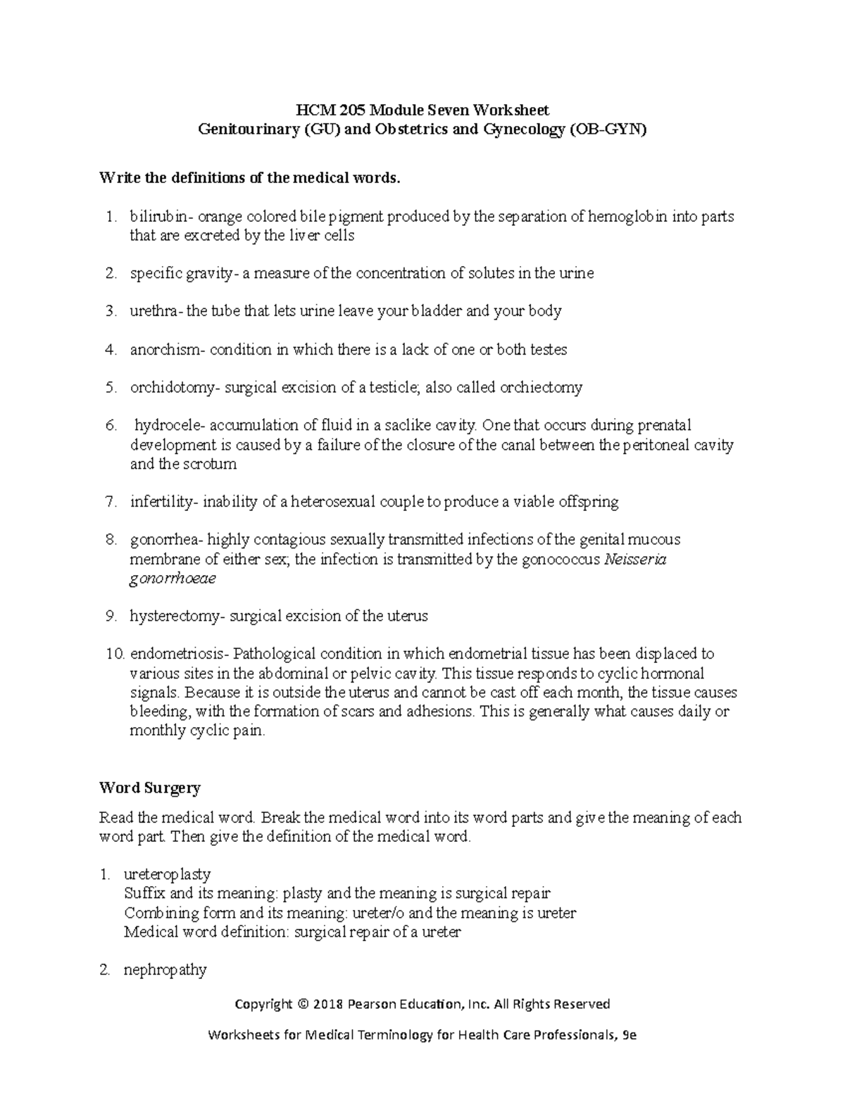 HCM 205 Module Seven Worksheet - HCM 205 Module Seven Worksheet ...
