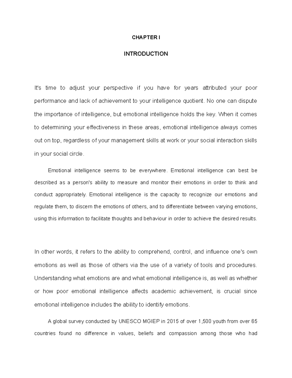 Chapter-I - Nnml - CHAPTER I INTRODUCTION It's time to adjust your ...