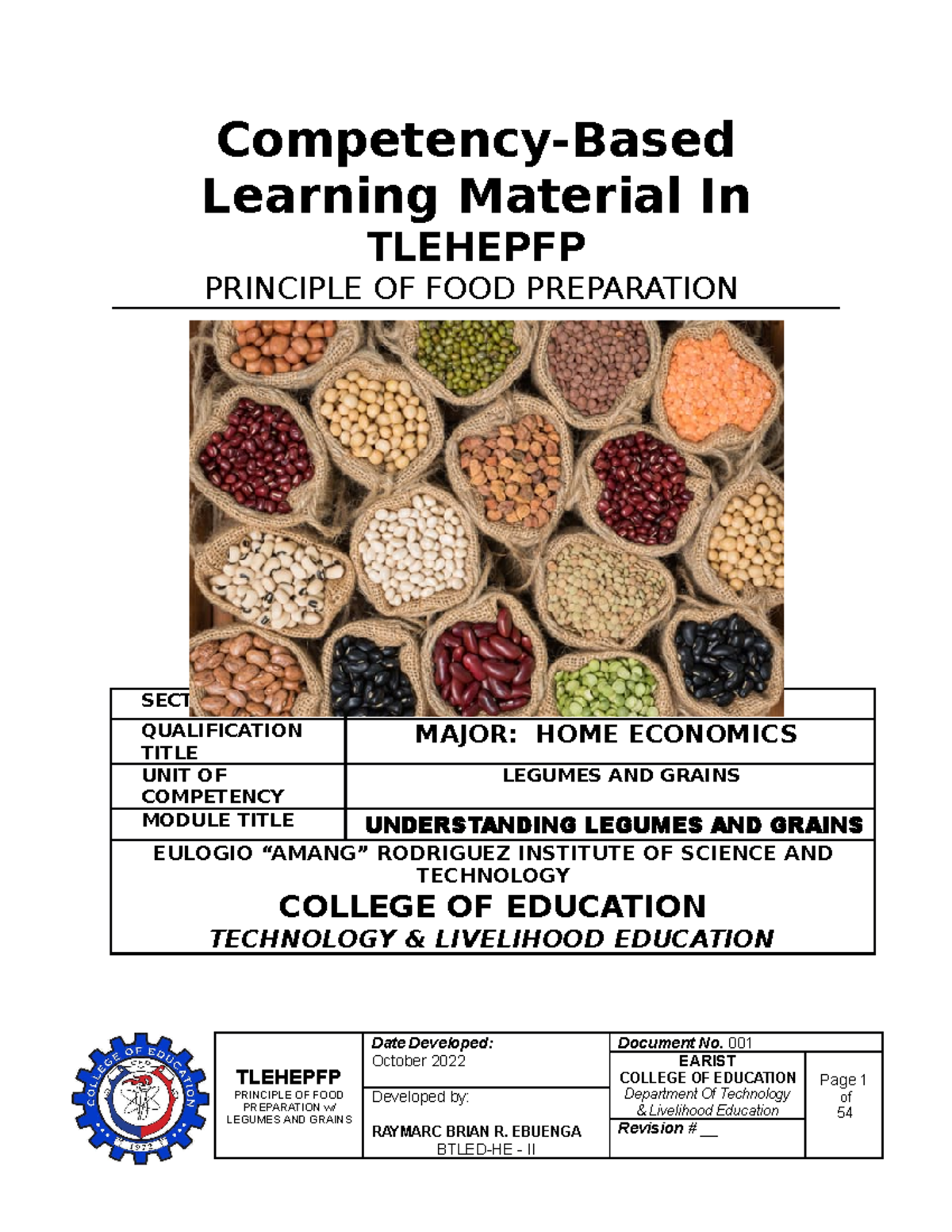 CBLM Ebuenga - cblm for republic act 9003 - Competency-Based Learning ...