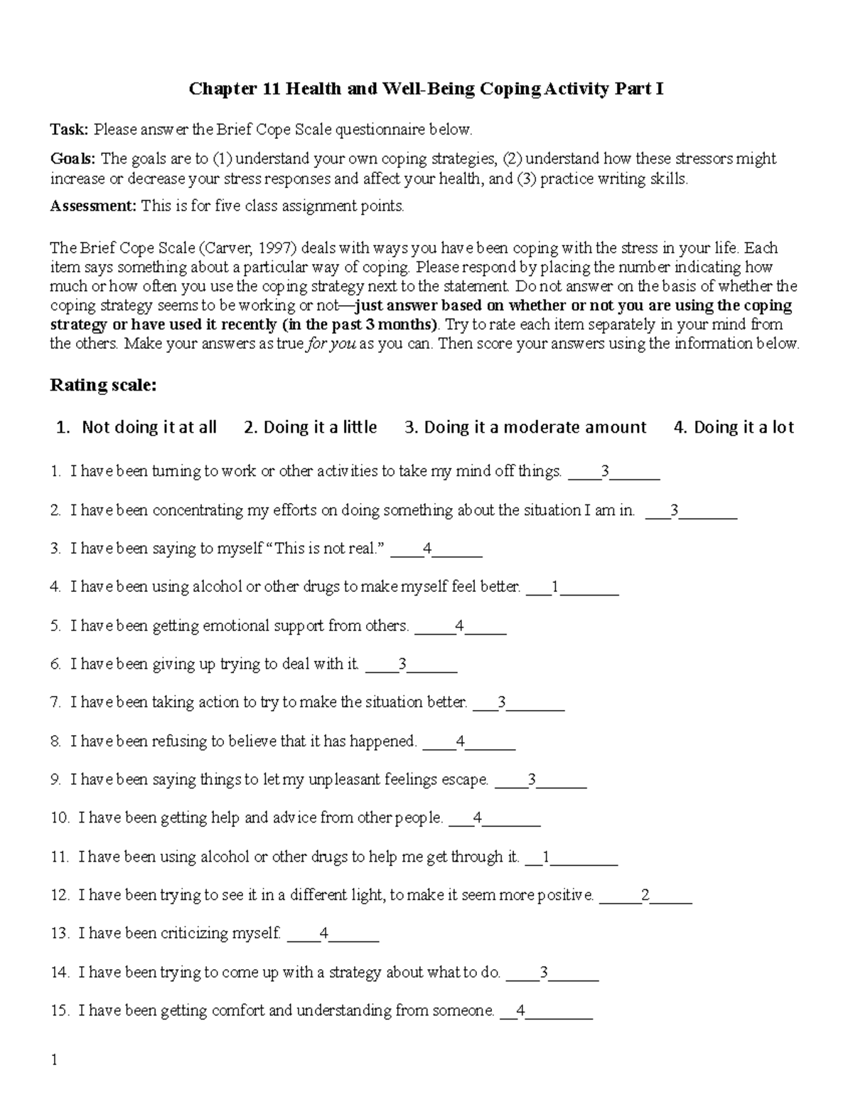 A Doll's House part 1 answers finished product Chapter 11 Health and