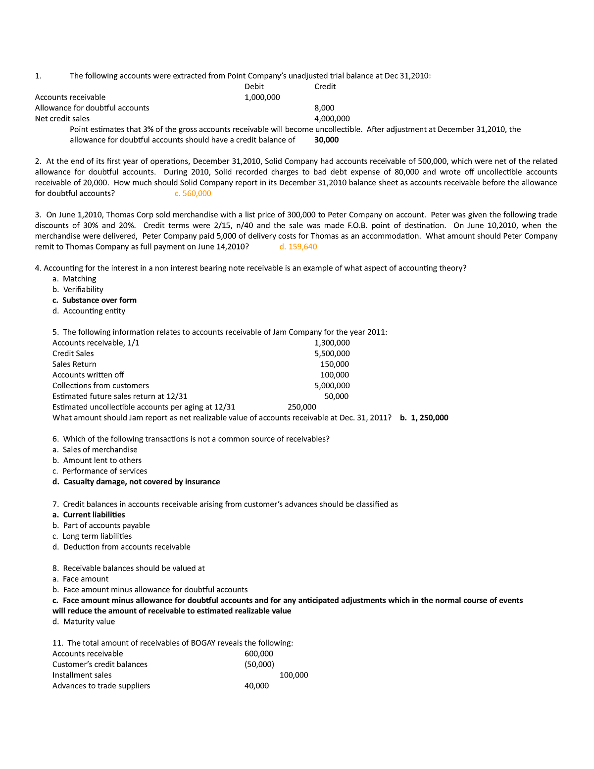 which of the following is an account assignment category mcq