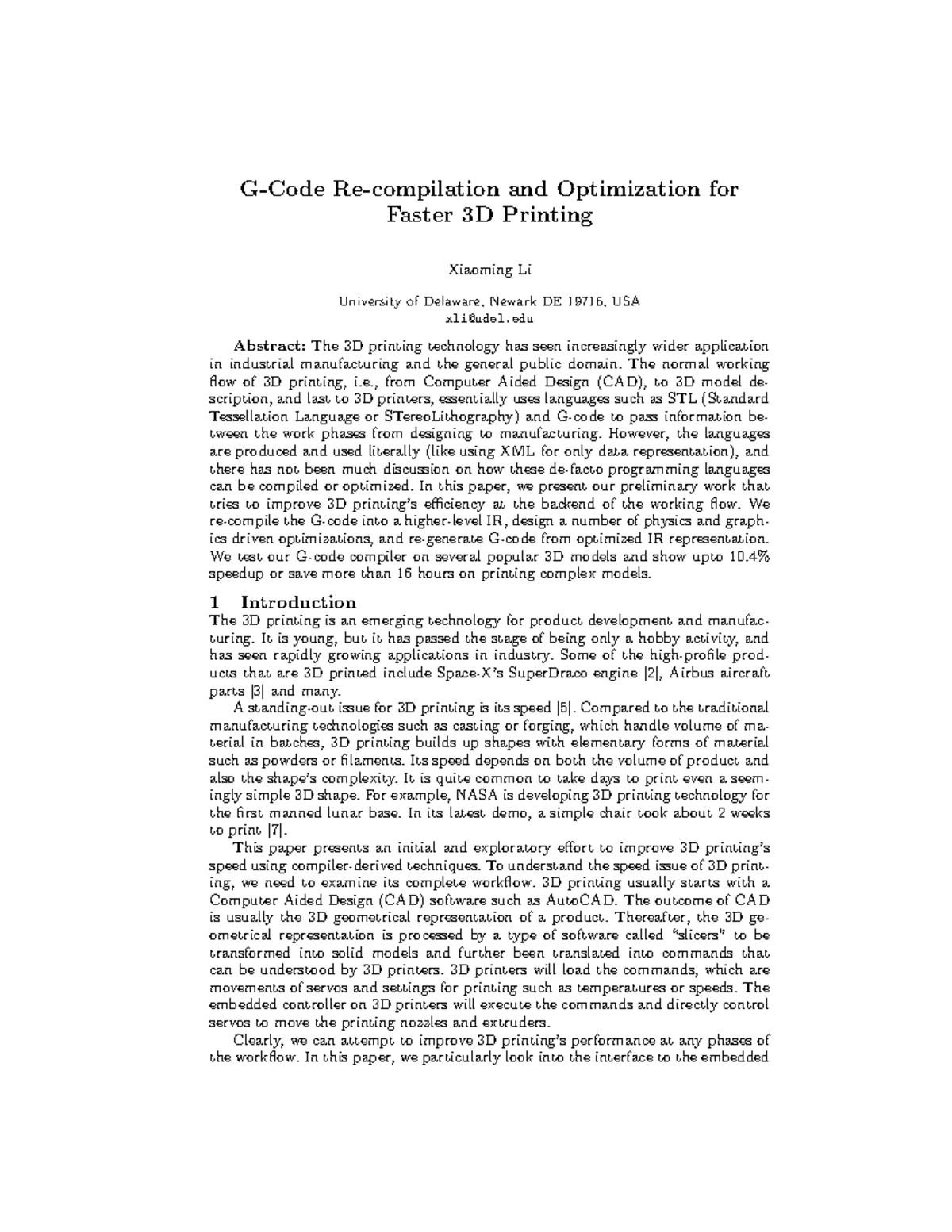 Li2020gcode - asafsasgagfsa - G-Code Re-compilation and Optimization ...