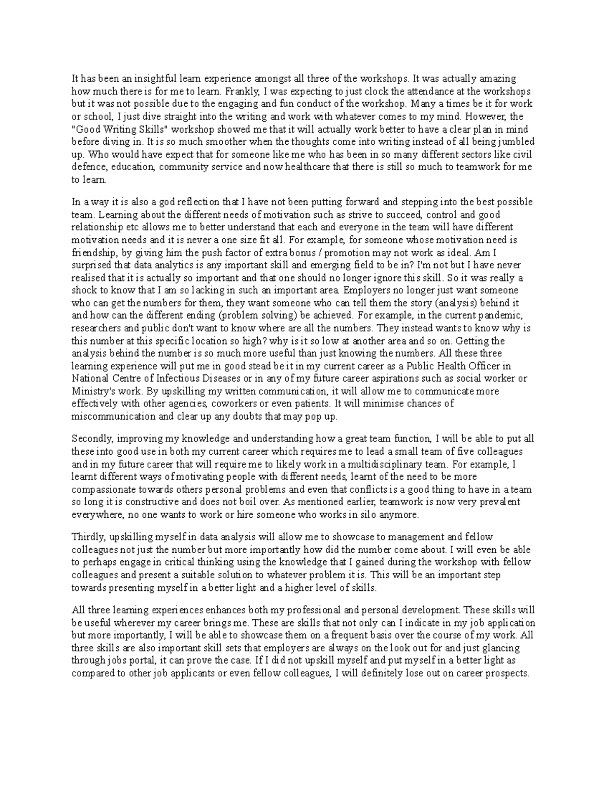 Assignment 2 Building Employability Skills It Has Been An Insightful