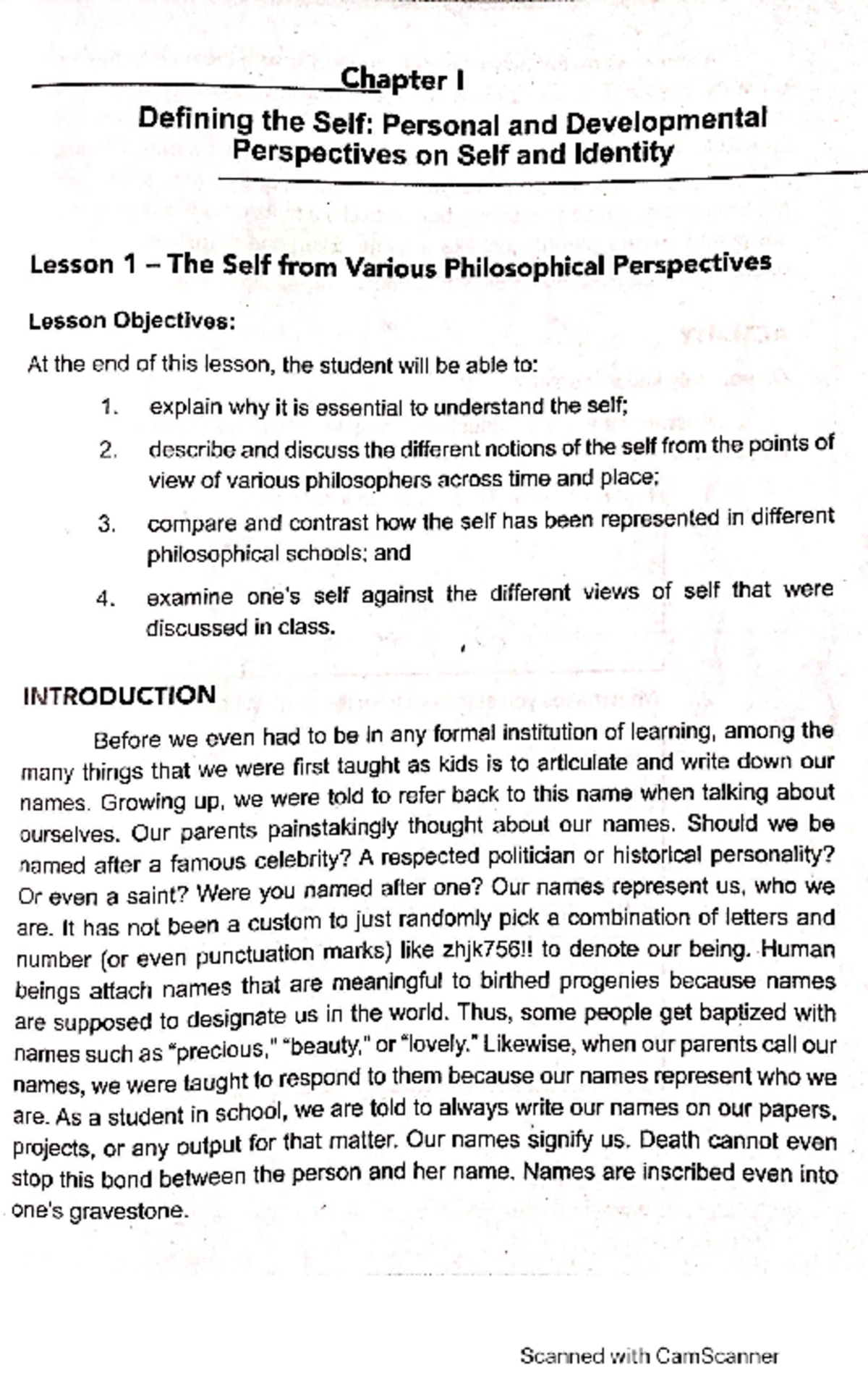 Understanding the Self - 1 - Education - Studocu
