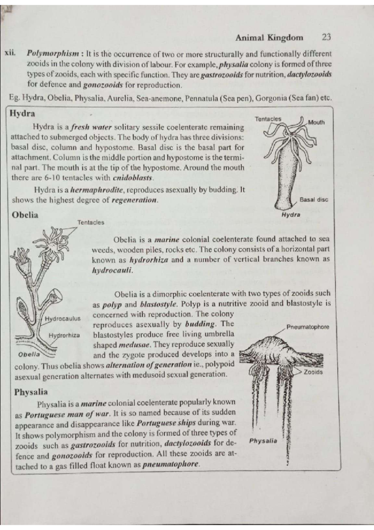 Plus One Zoology HSE-VHSC CBSE Front Page 22 - Applied Zoology - Studocu