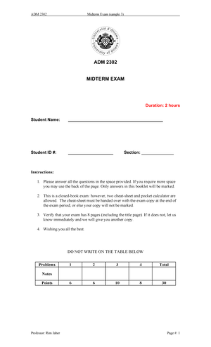 ADM2304 PDQ Sheet - stats 2 summary with formulas in one document ...